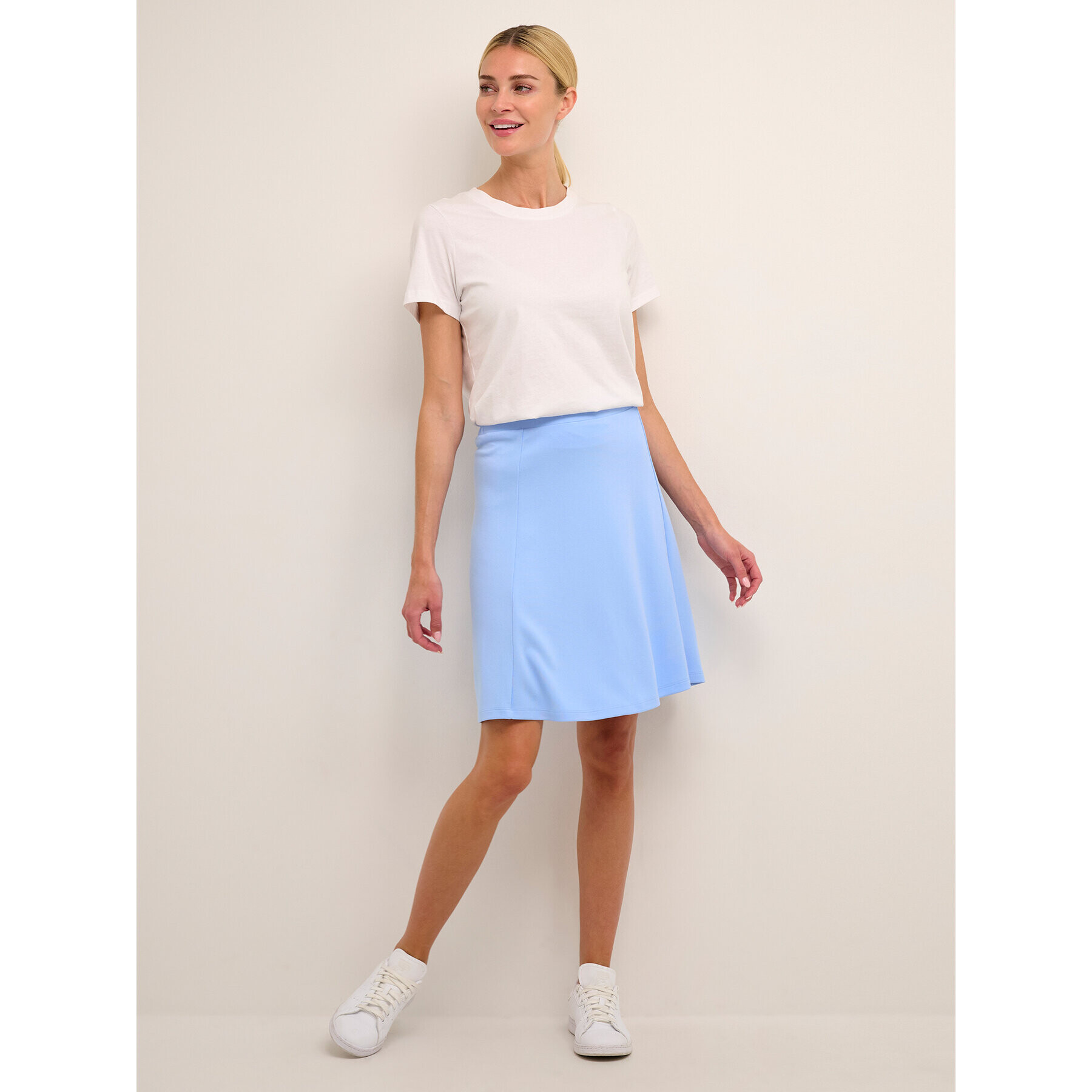 Kaffe Пола тип трапец Jolen 10506218 Син A-Line Fit - Pepit.bg