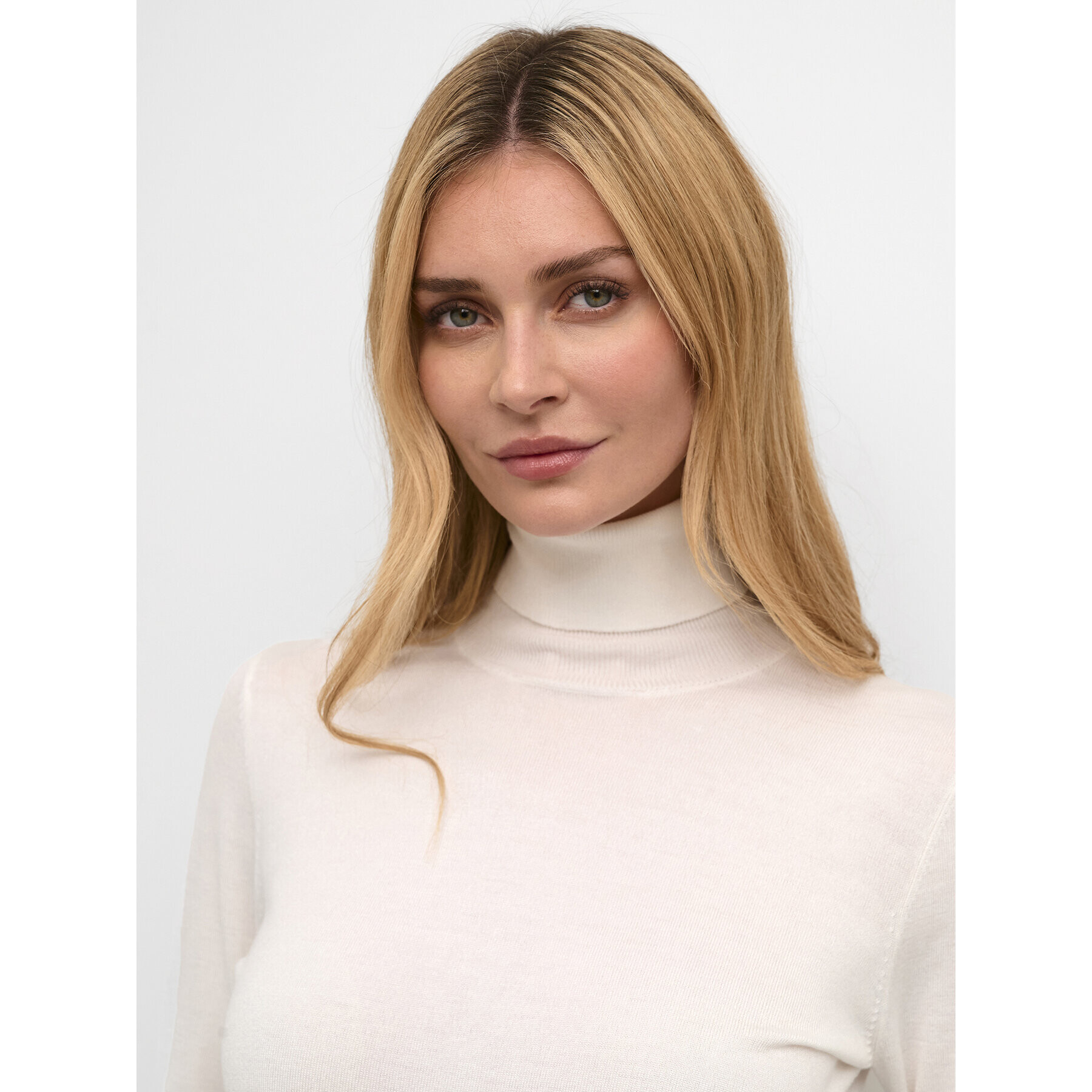 Kaffe Поло Astrid 500023 Бял Regular Fit - Pepit.bg