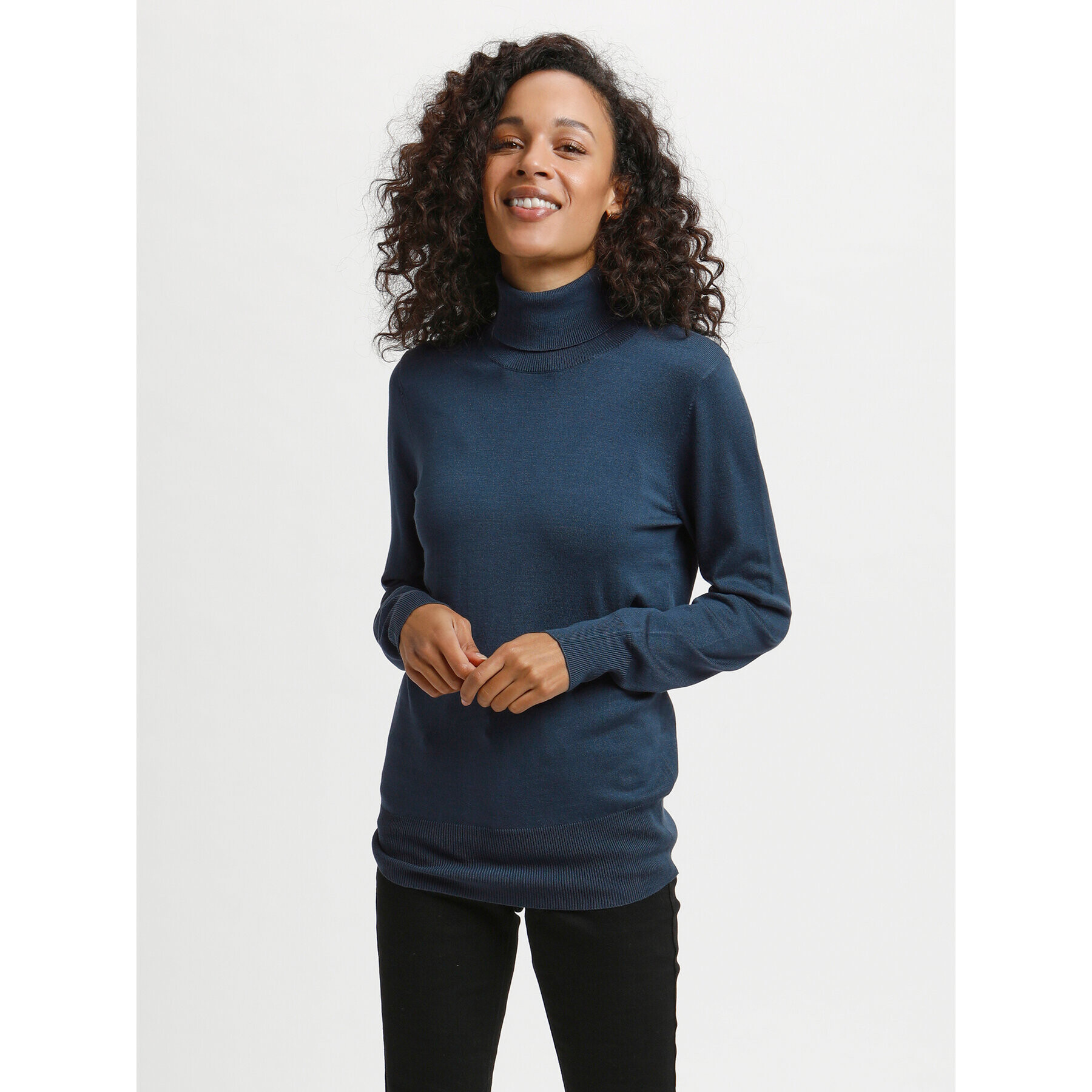 Kaffe Поло Astrid 500023 Тъмносин Regular Fit - Pepit.bg