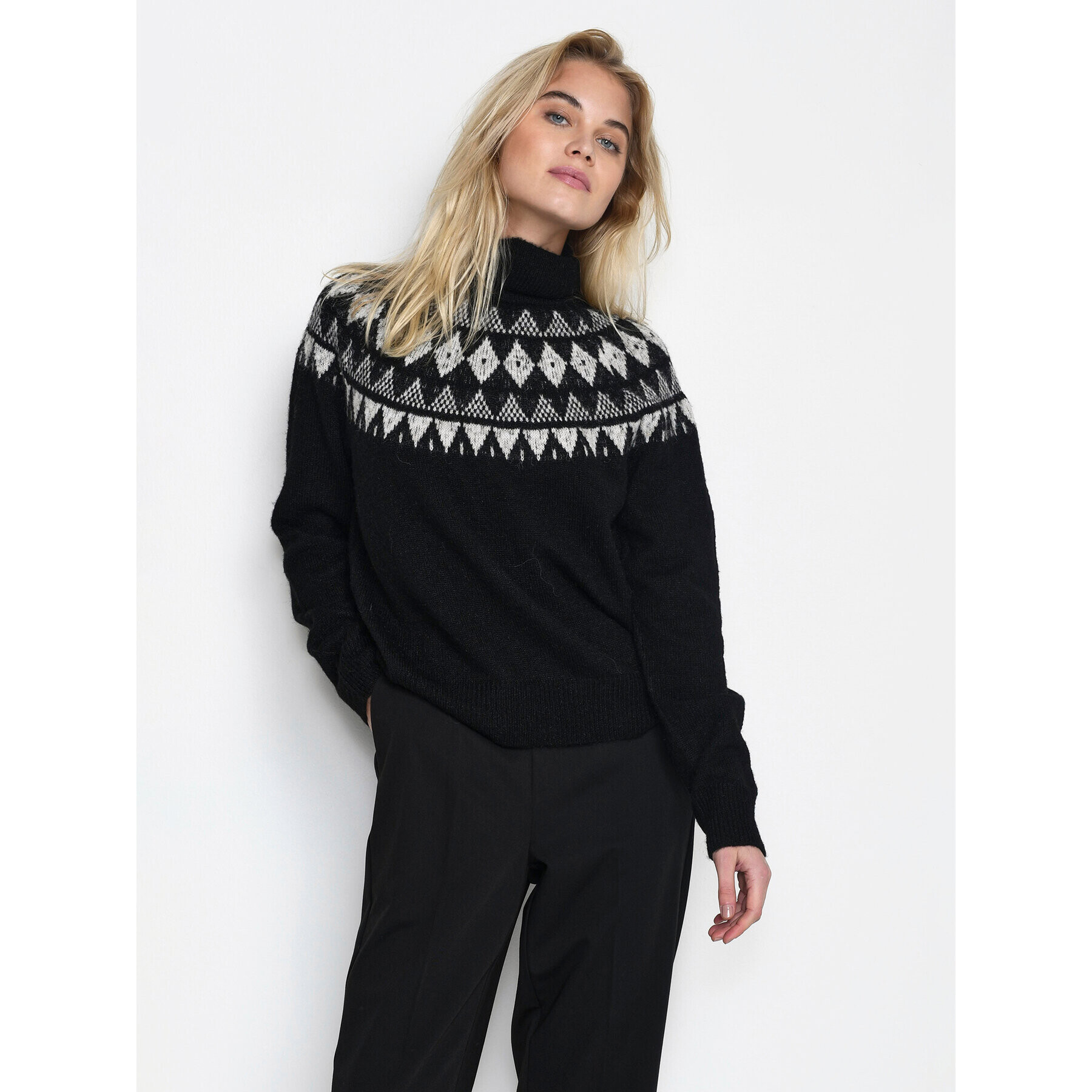 Kaffe Поло Melissa 10506886 Черен Regular Fit - Pepit.bg