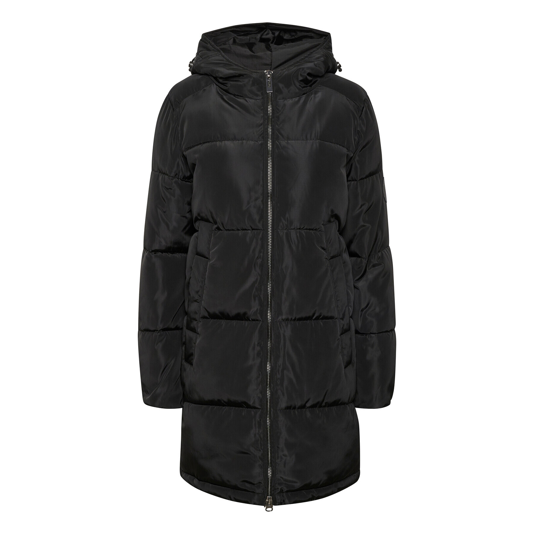 Kaffe Пухено яке Lenoma 10506723 Черен Baggy Fit - Pepit.bg