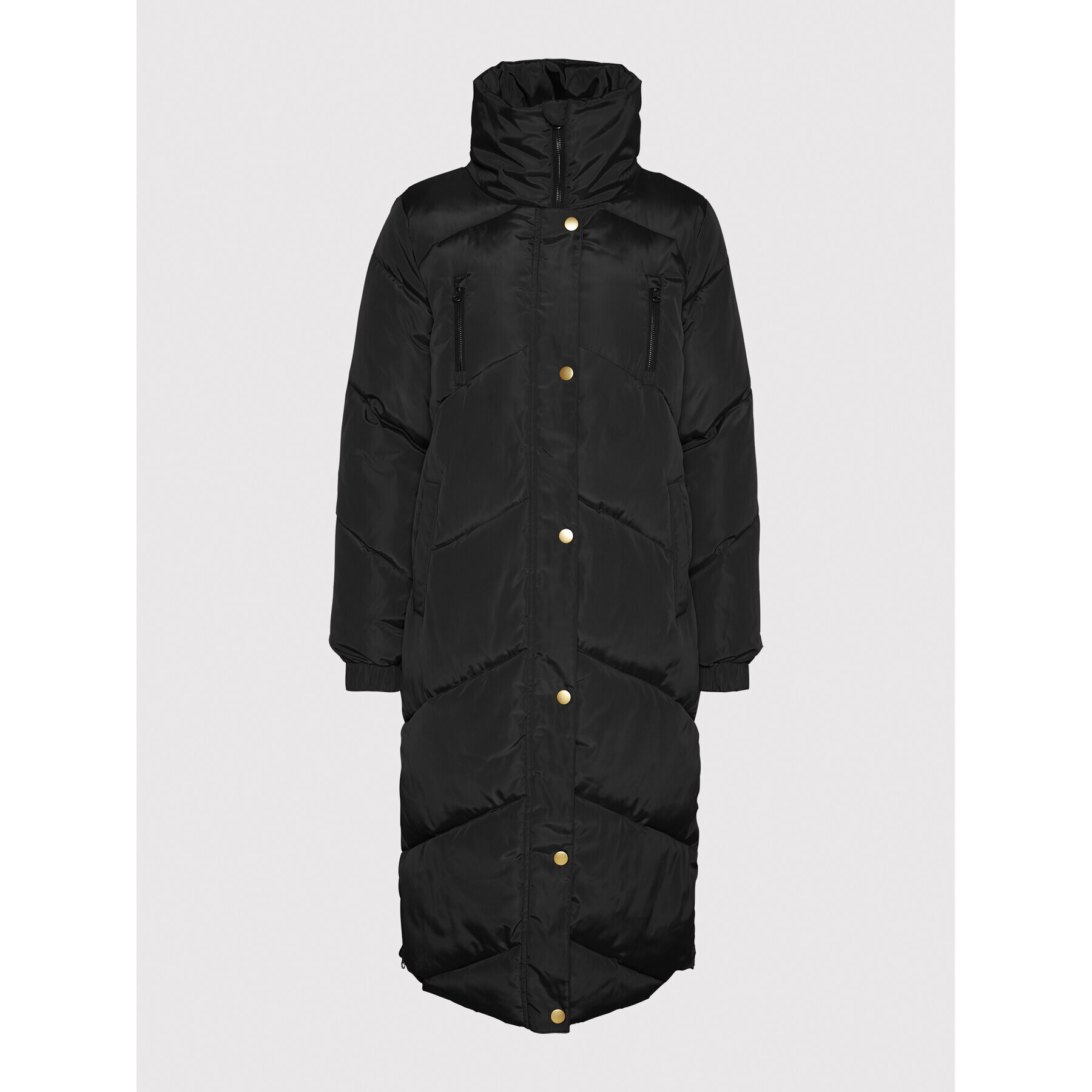 Kaffe Пухено яке Lindsay 10504571 Черен Regular Fit - Pepit.bg