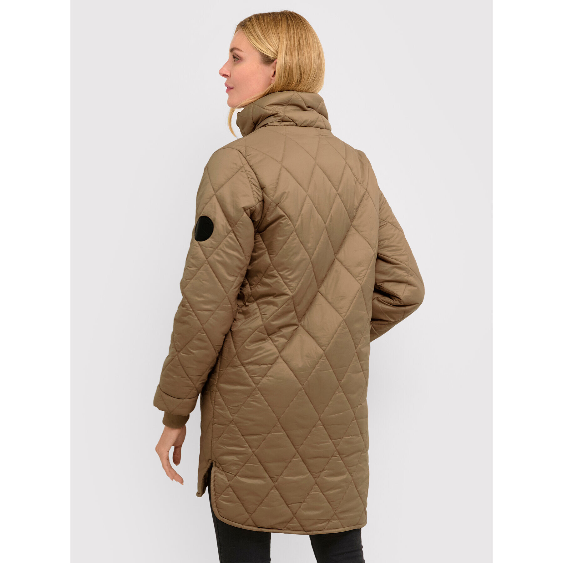 Kaffe Пухено яке Lorelia 10506375 Бежов Regular Fit - Pepit.bg