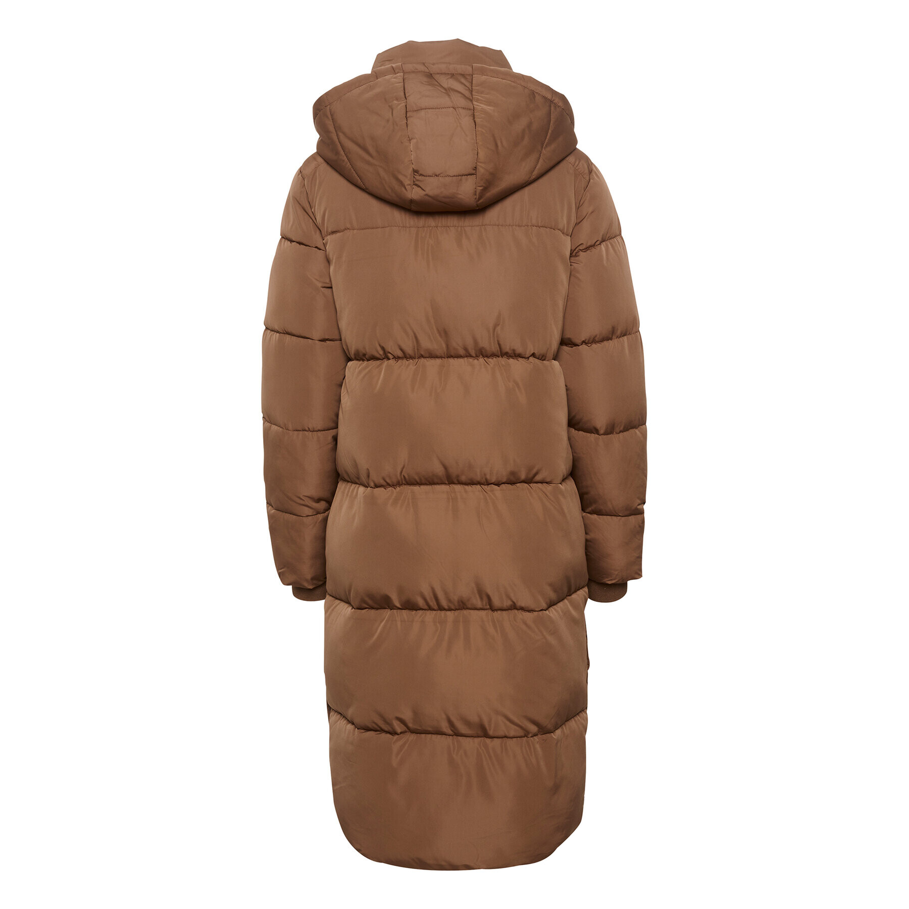 Kaffe Пухено яке Anika 10504086 Кафяв Regular Fit - Pepit.bg