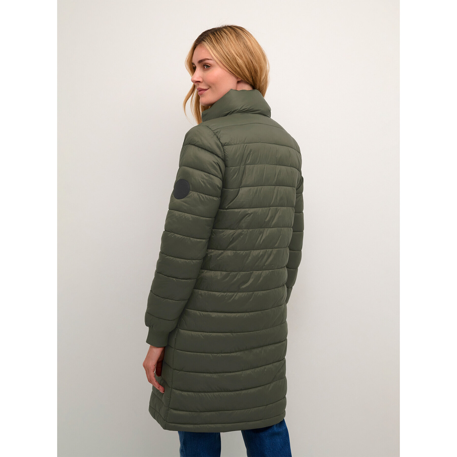 Kaffe Пухено яке Lira 10507223 Зелен Regular Fit - Pepit.bg