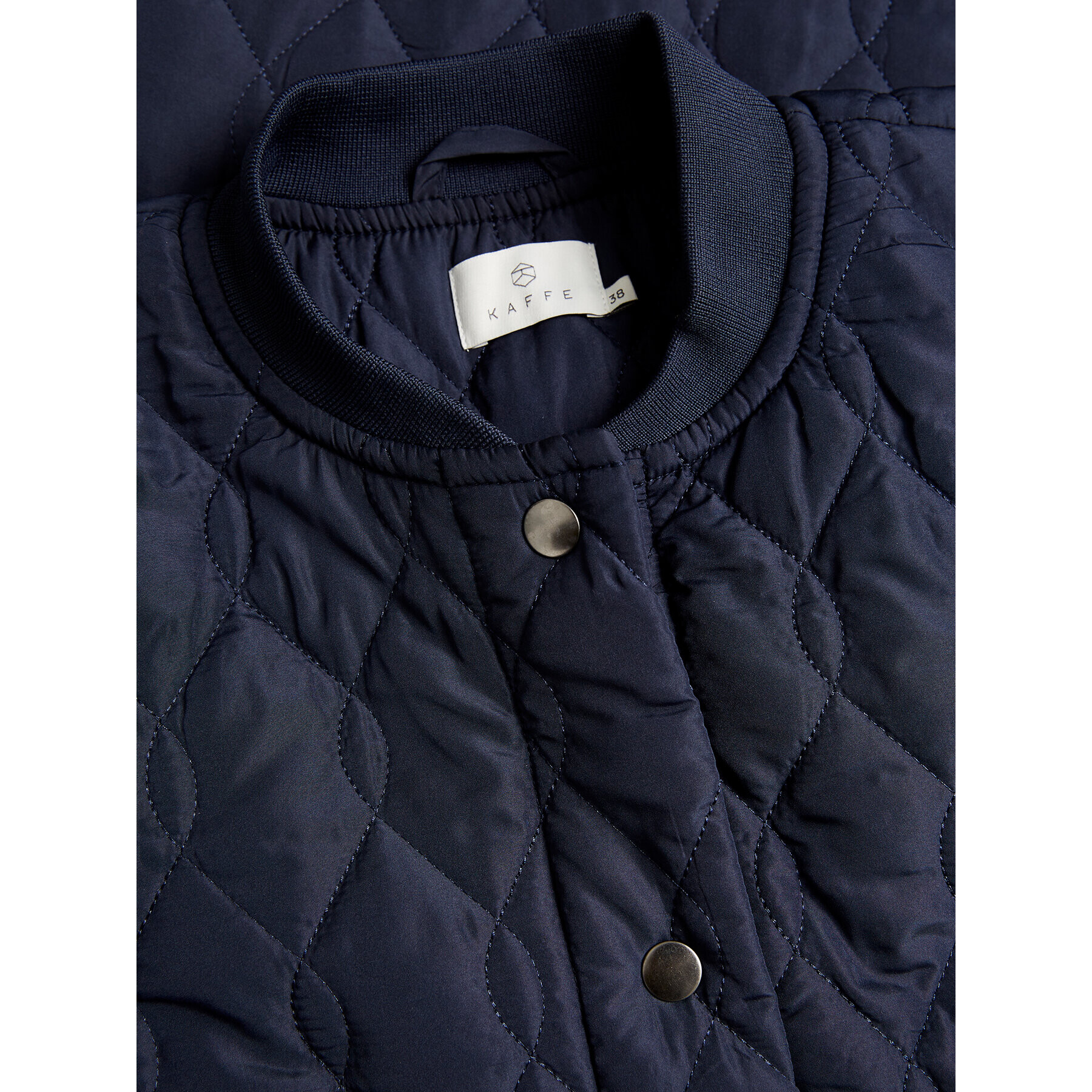 Kaffe Пухено яке Shally 10504093 Тъмносин Regular Fit - Pepit.bg