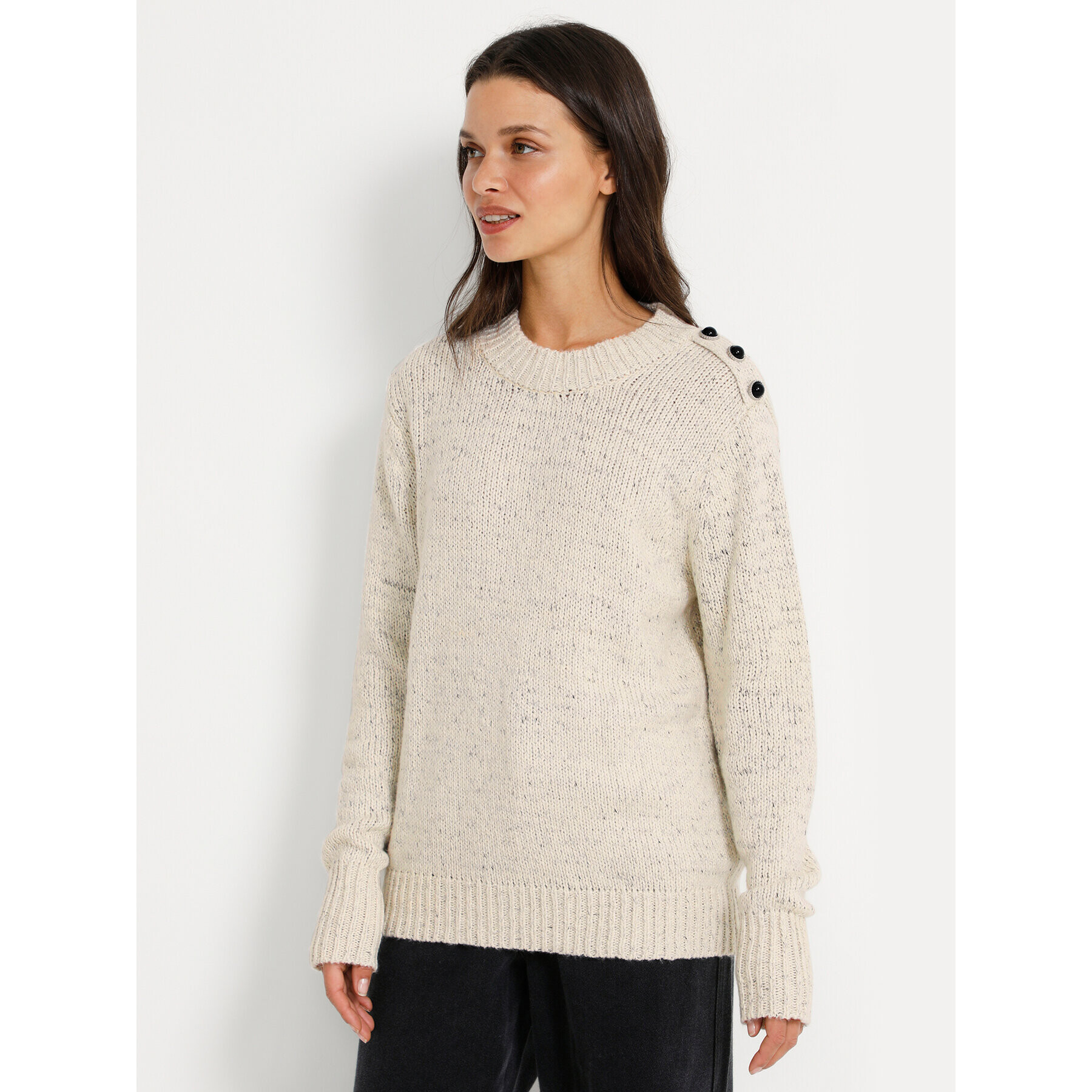Kaffe Пуловер Betty 10506688 Бежов Regular Fit - Pepit.bg