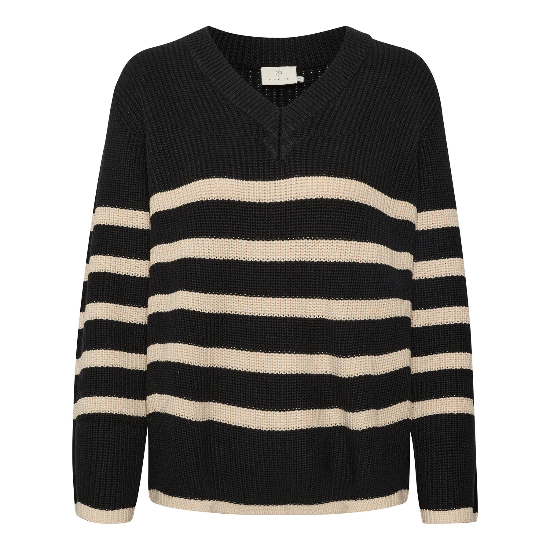 Kaffe Пуловер Irina 10507671 Черен Loose Fit - Pepit.bg