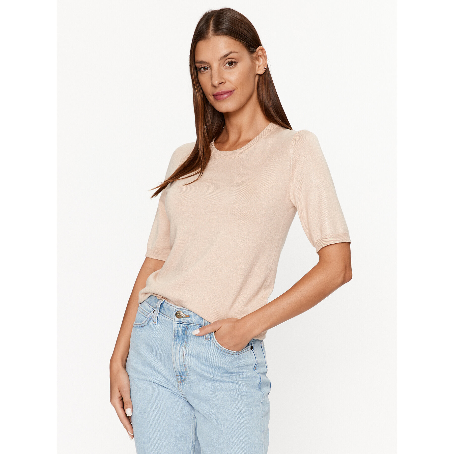 Kaffe Пуловер Jumper 10507320 Бежов Regular Fit - Pepit.bg