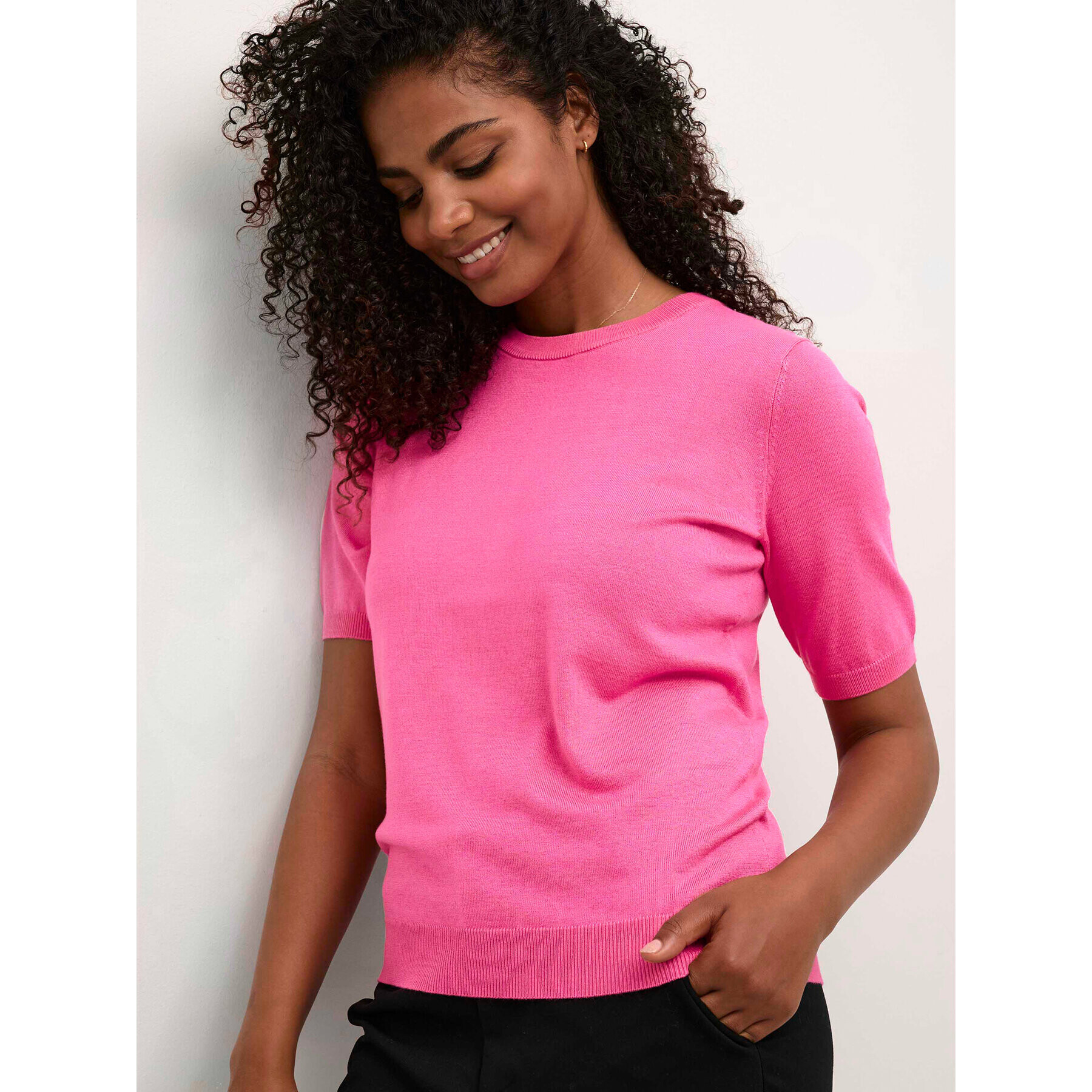 Kaffe Пуловер Jumper 10507320 Розов Regular Fit - Pepit.bg