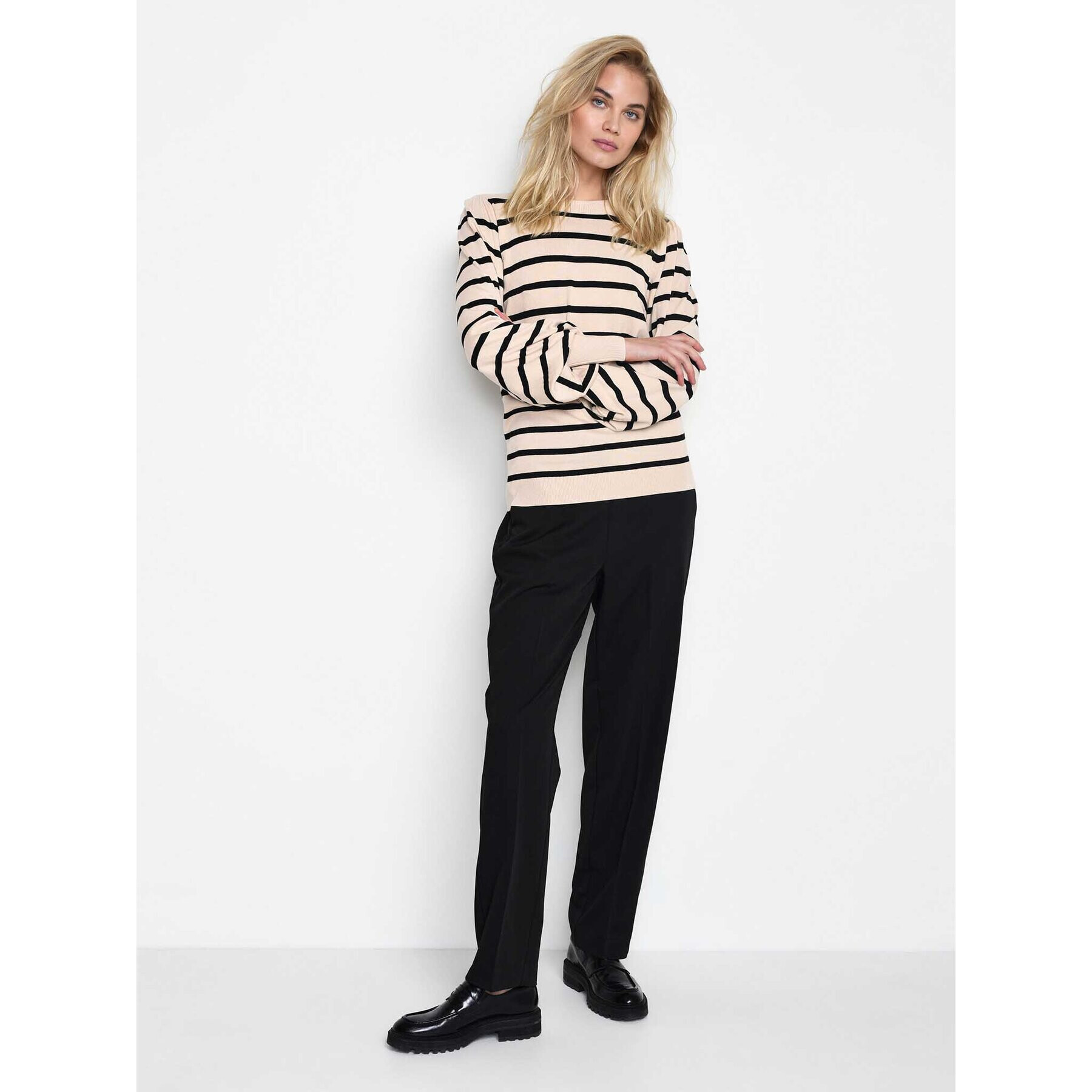 Kaffe Пуловер Kamala 10506891 Бежов Regular Fit - Pepit.bg