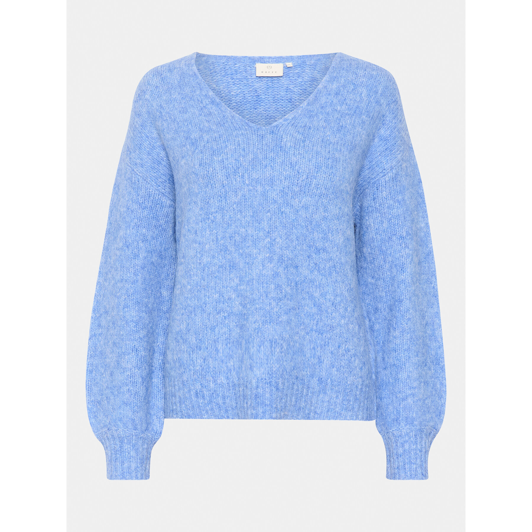 Kaffe Пуловер Kasarla V-Neck 10506829 Син Loose Fit - Pepit.bg