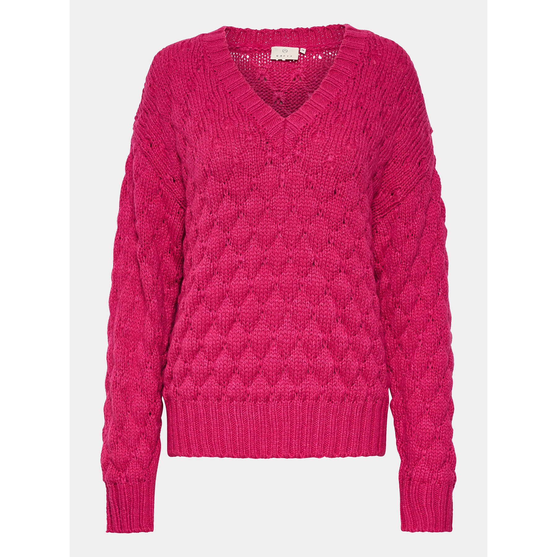 Kaffe Пуловер Katinka 10507747 Розов Loose Fit - Pepit.bg