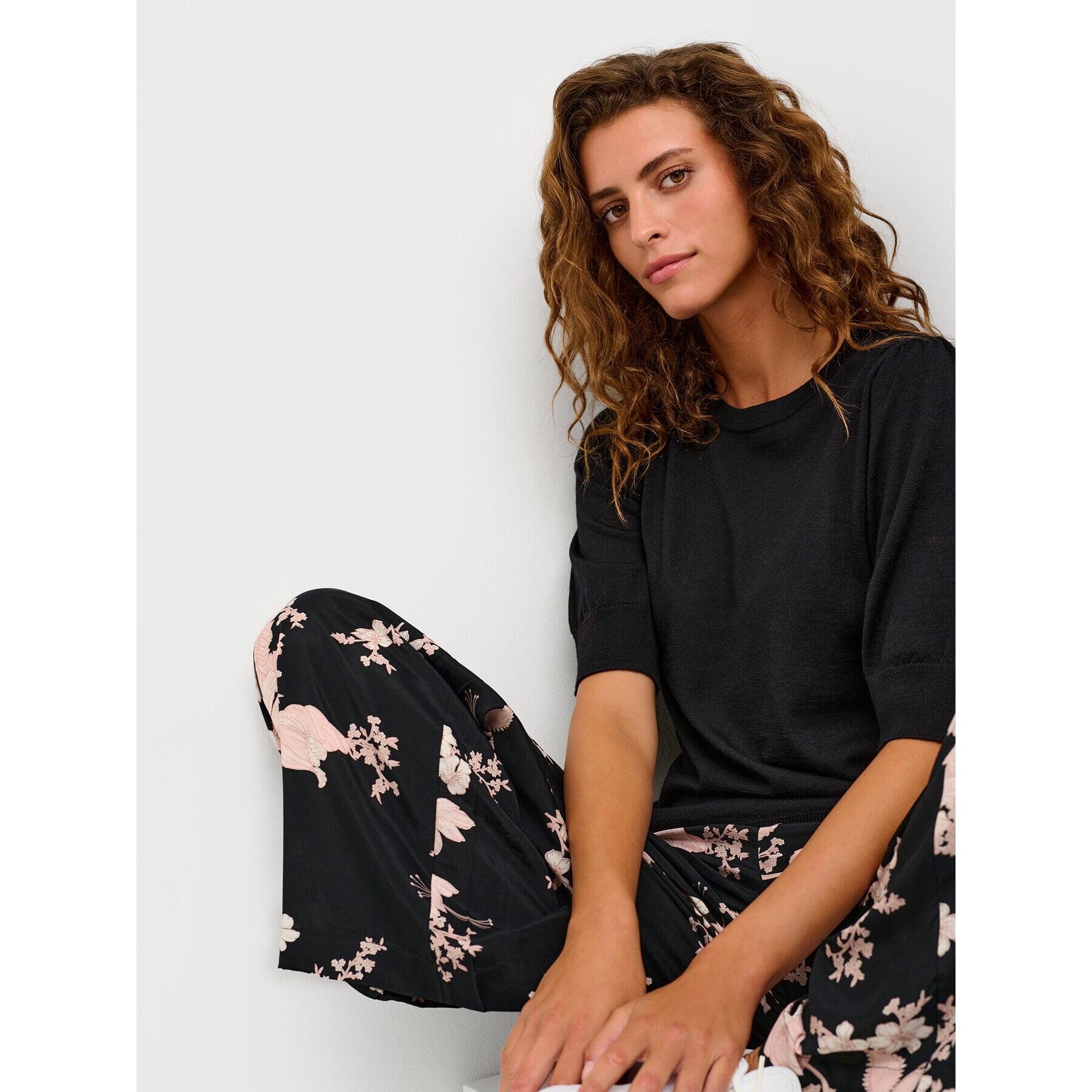 Kaffe Пуловер Merin 10506856 Черен Regular Fit - Pepit.bg