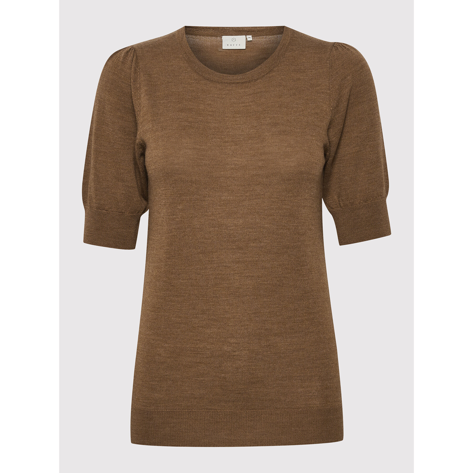 Kaffe Пуловер Merin 10506856 Кафяв Regular Fit - Pepit.bg