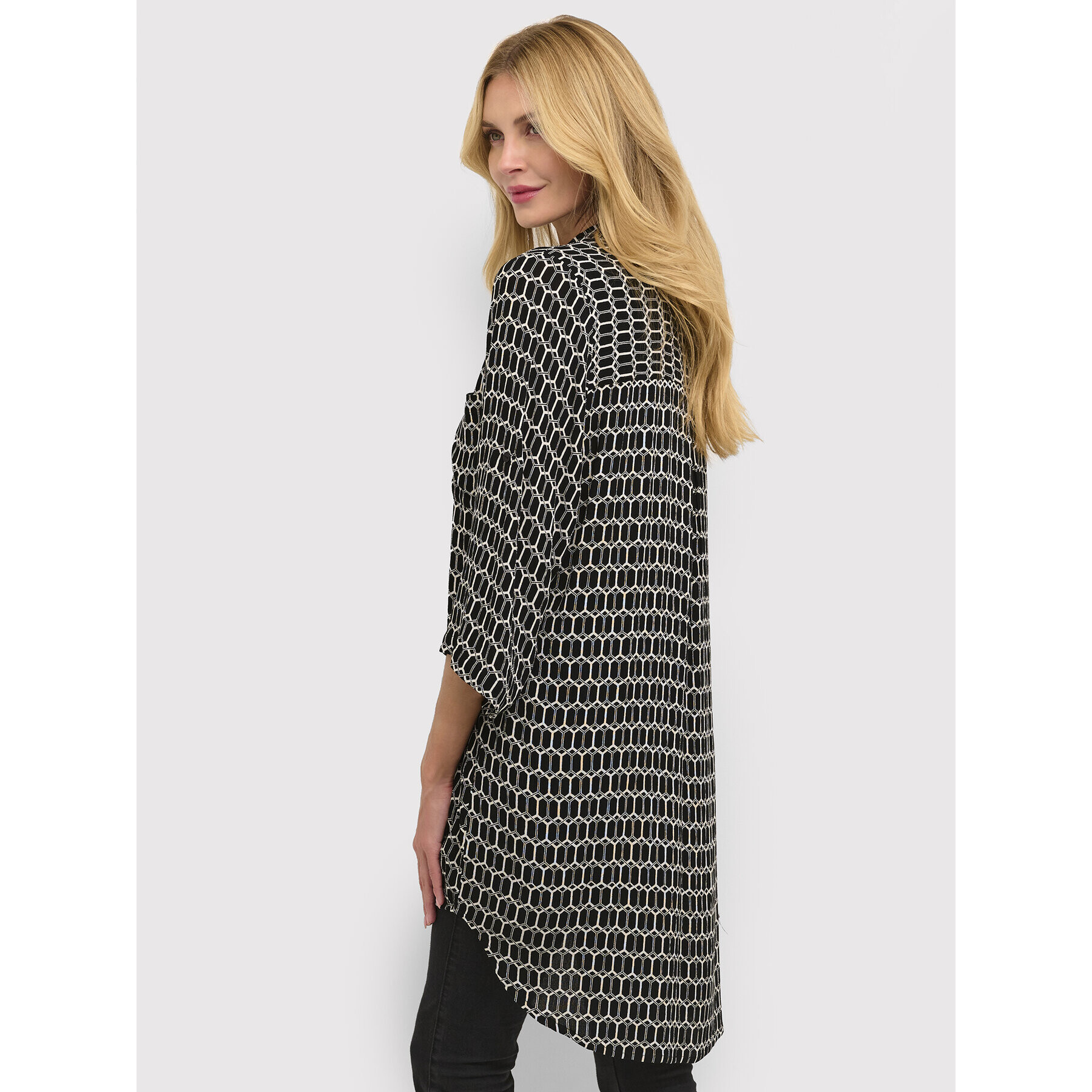 Kaffe Риза Hildur Amber 10506745 Черен Loose Fit - Pepit.bg