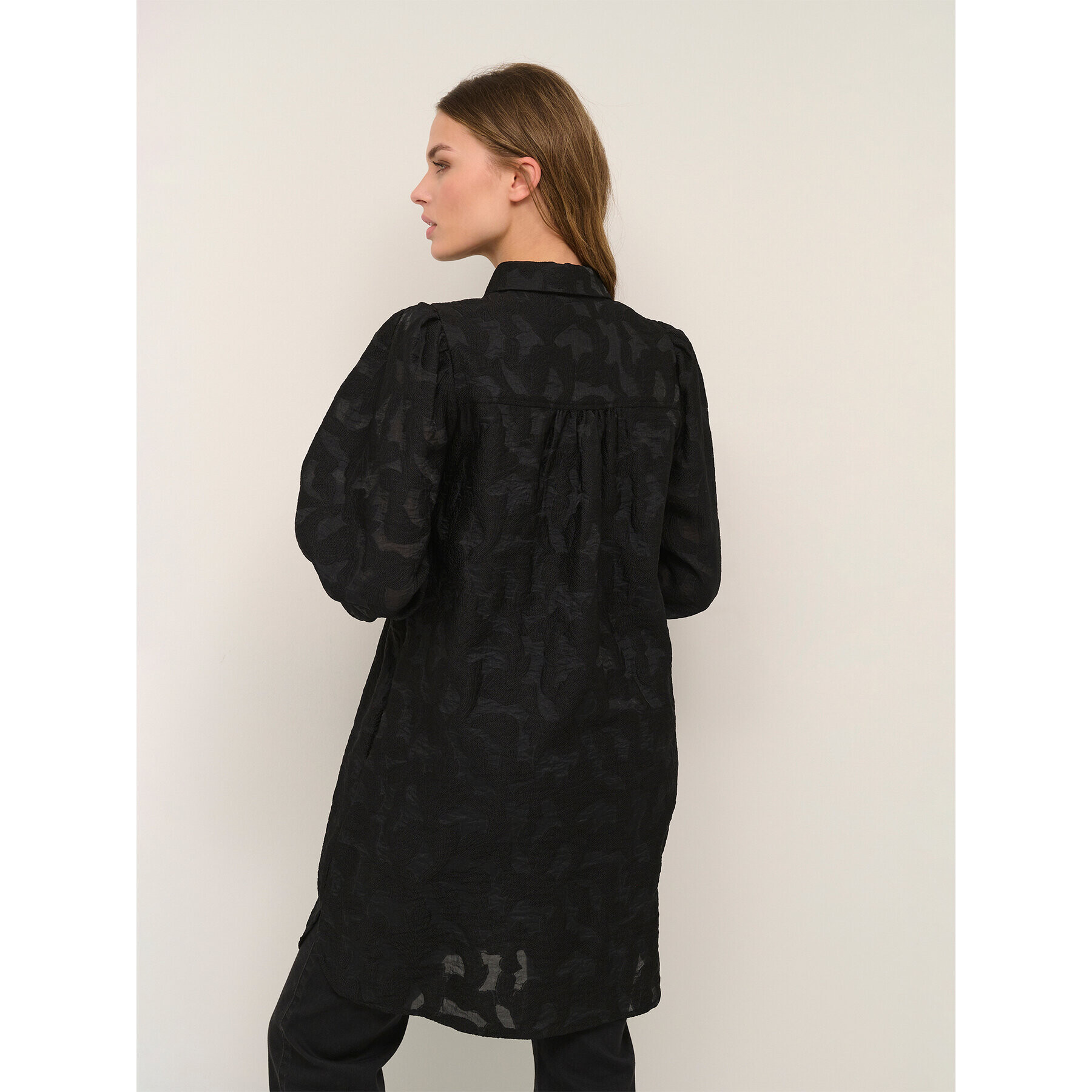 Kaffe Рокля тип риза Rina 10506854 Черен Regular Fit - Pepit.bg