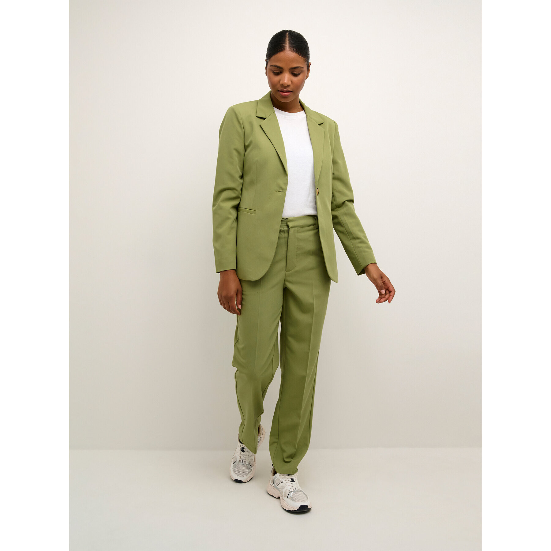Kaffe Сако Sakura 10506684 Зелен Slim Fit - Pepit.bg