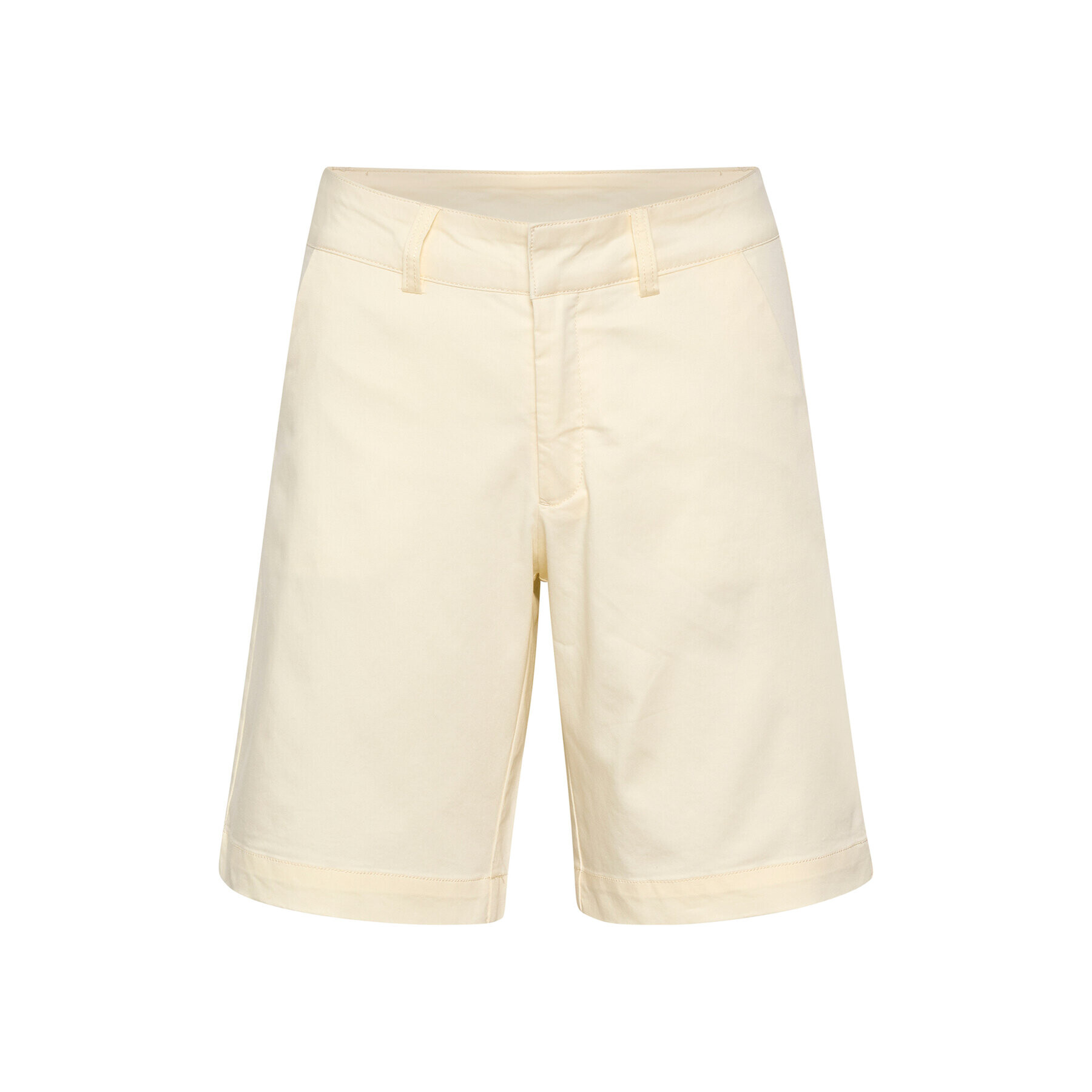 Kaffe Шорти от плат Lea 10505457 Бял Regular Fit - Pepit.bg