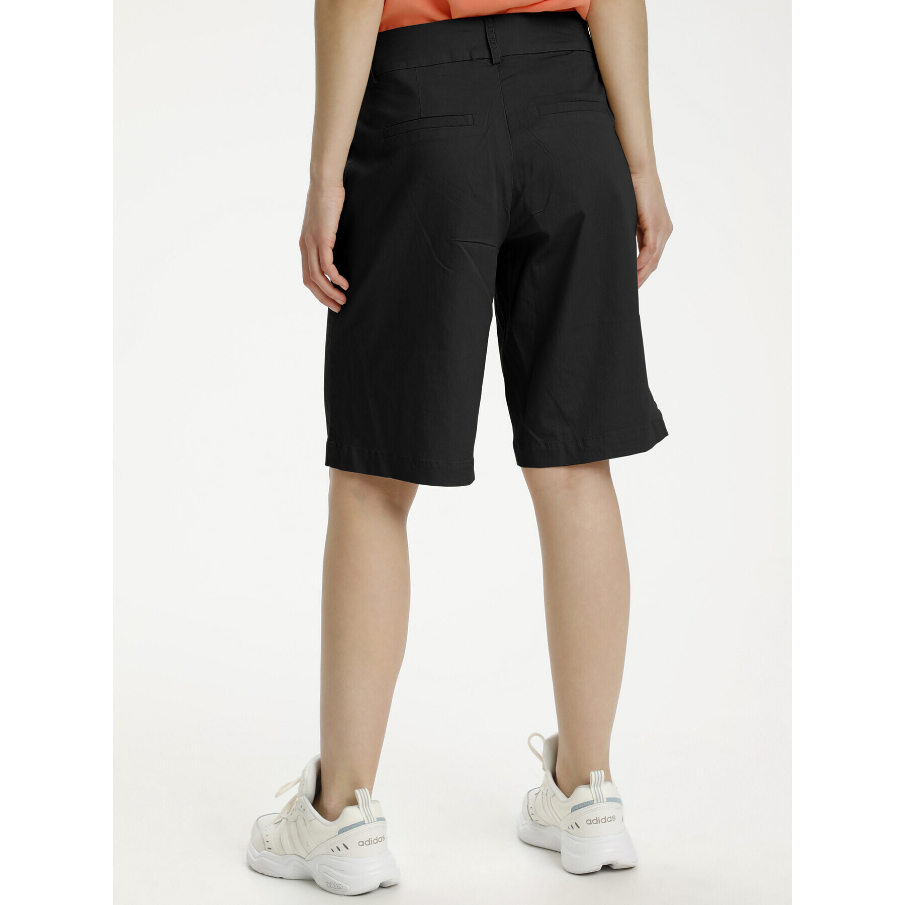 Kaffe Шорти от плат Lea 10505457 Черен Regular Fit - Pepit.bg