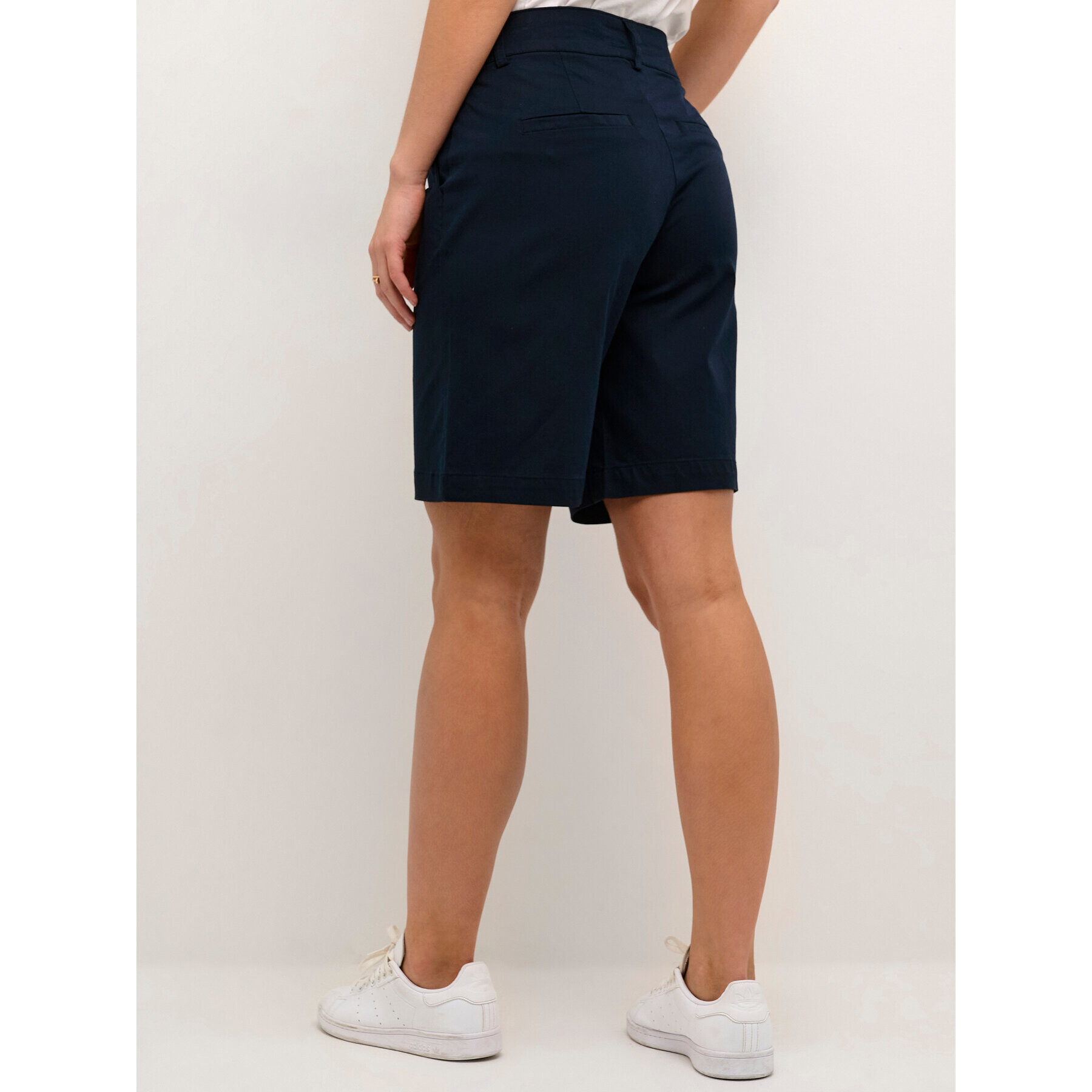Kaffe Шорти от плат Lea 10505457 Тъмносин Regular Fit - Pepit.bg