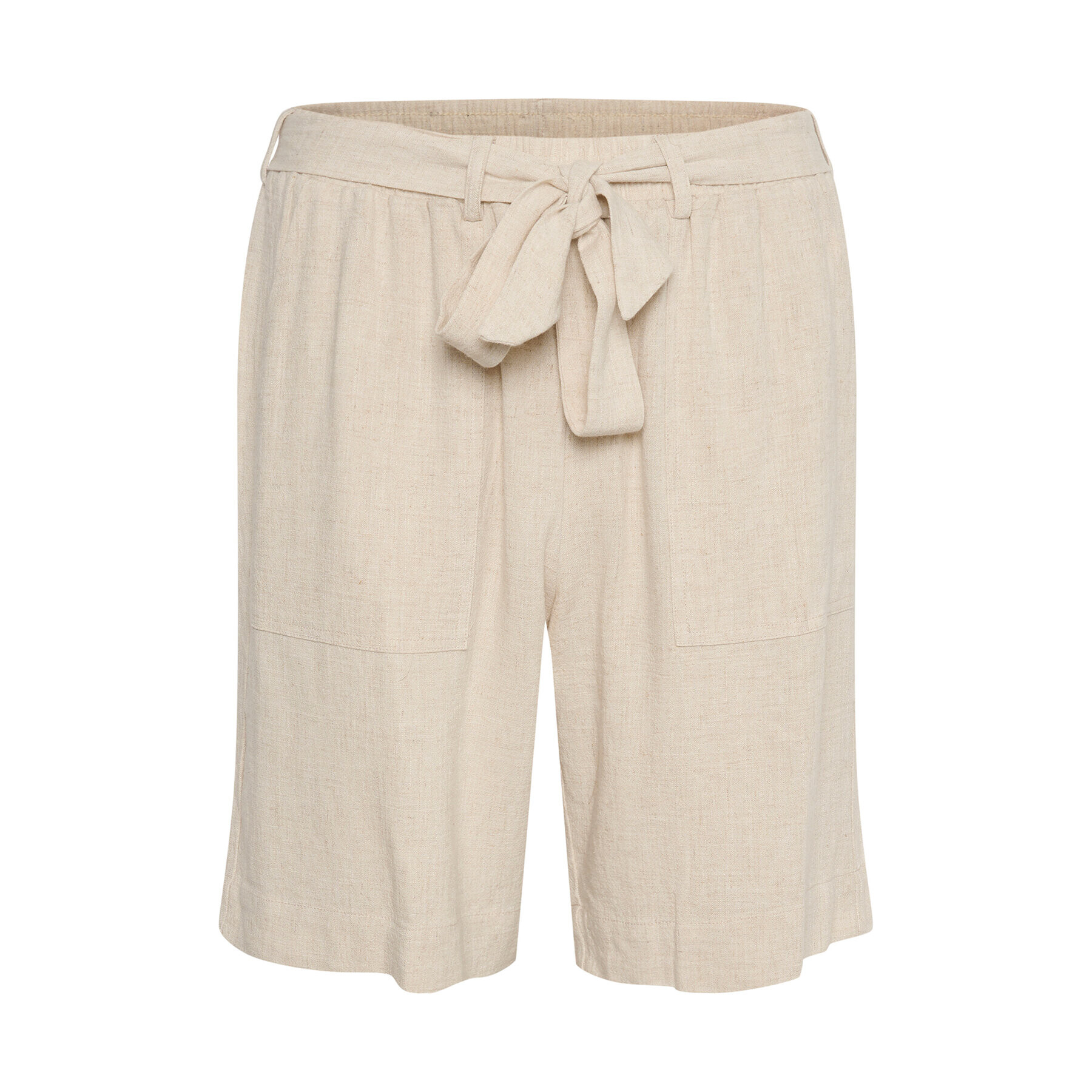 Kaffe Шорти от плат Liny 10505493 Бежов Relaxed Fit - Pepit.bg