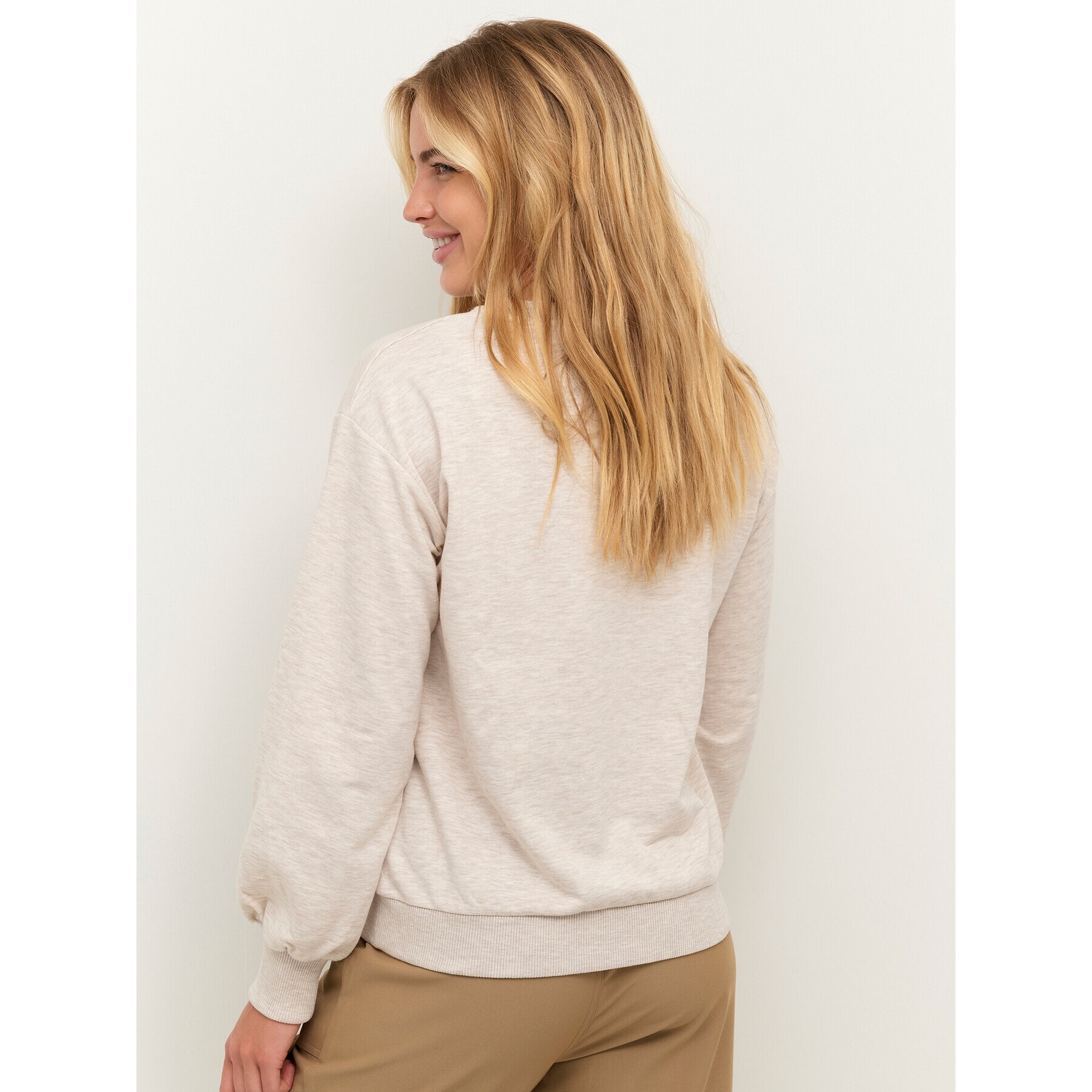 Kaffe Суитшърт Illa 10507233 Бежов Loose Fit - Pepit.bg