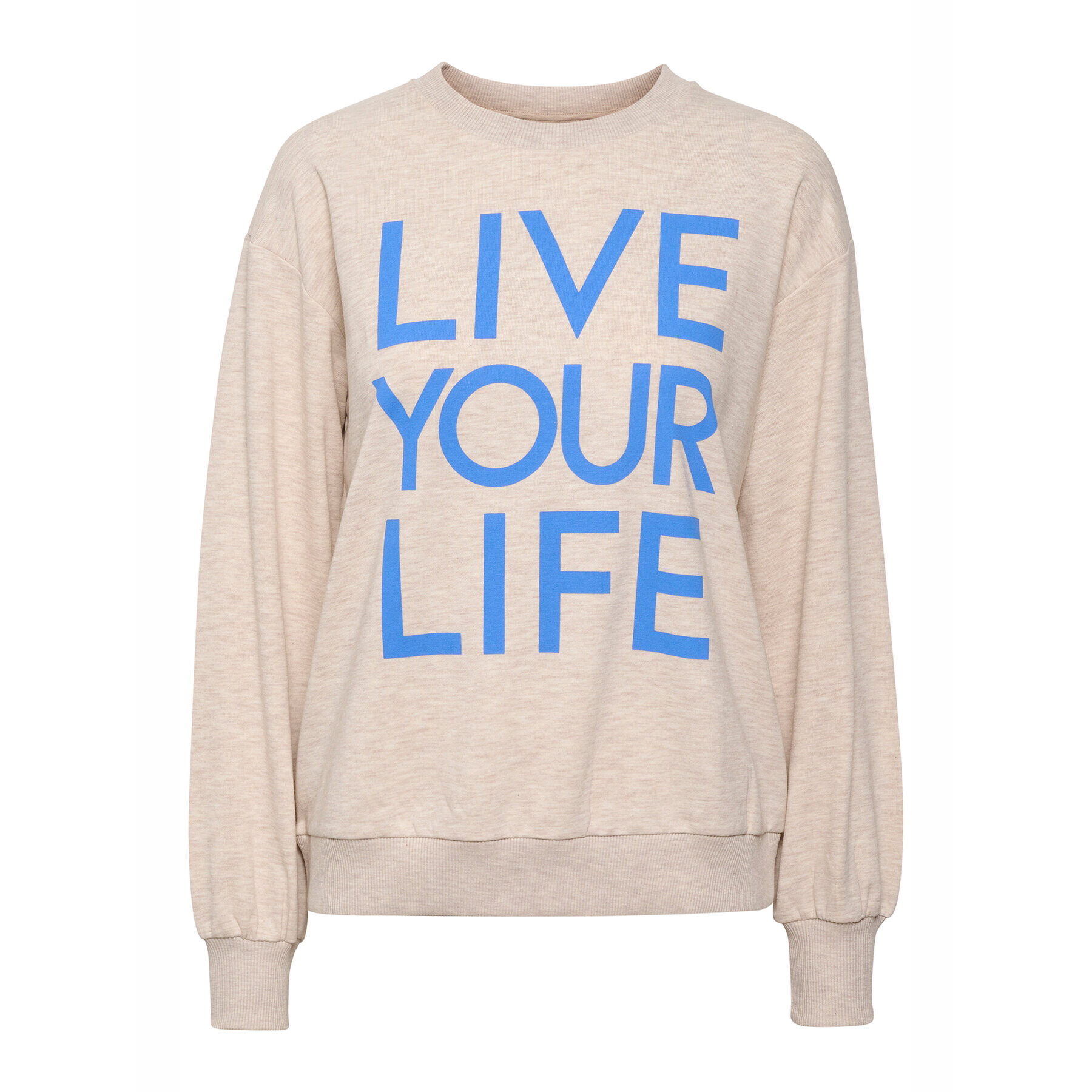 Kaffe Суитшърт Illa 10507233 Бежов Loose Fit - Pepit.bg