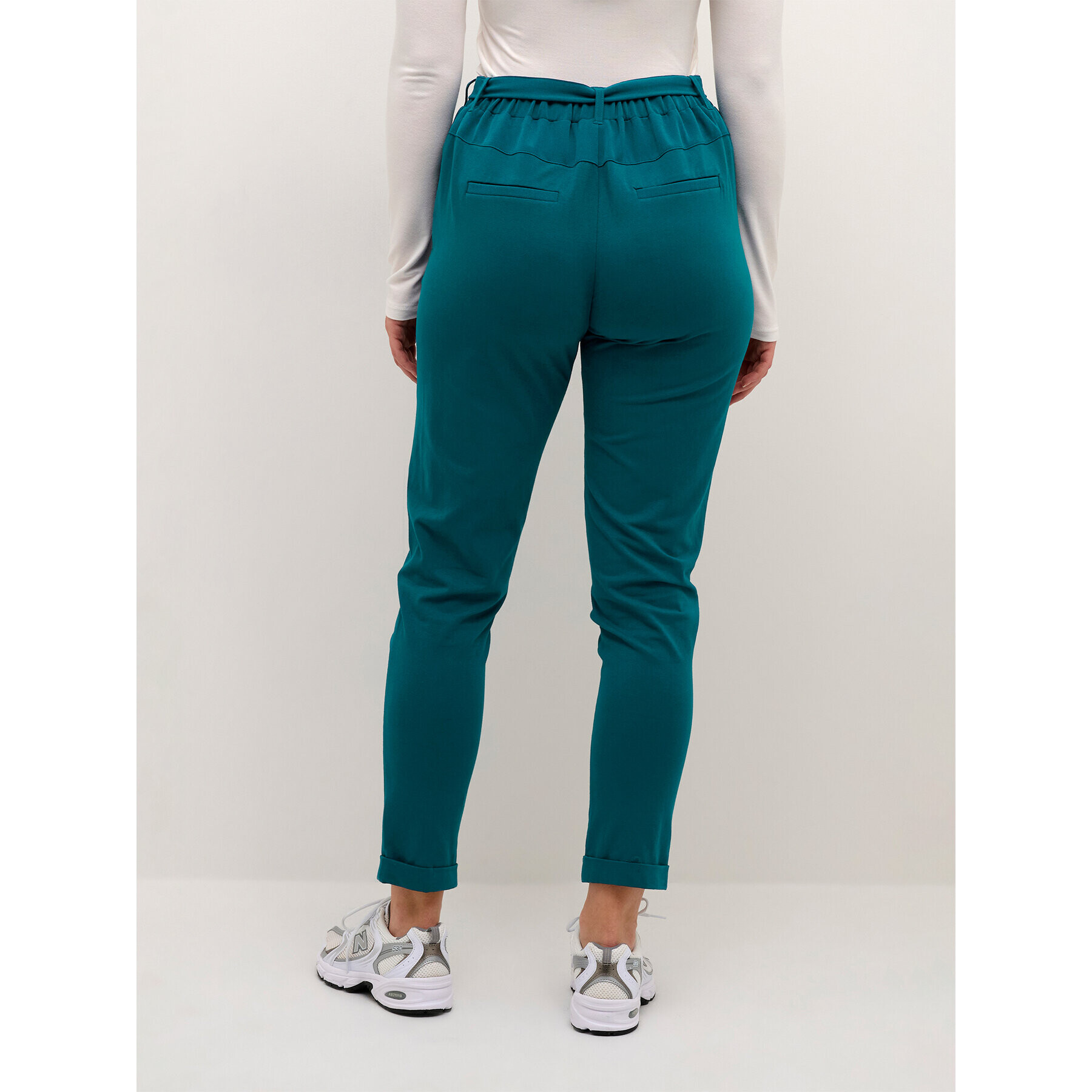 Kaffe Текстилни панталони Jillian 10501516 Син Regular Fit - Pepit.bg