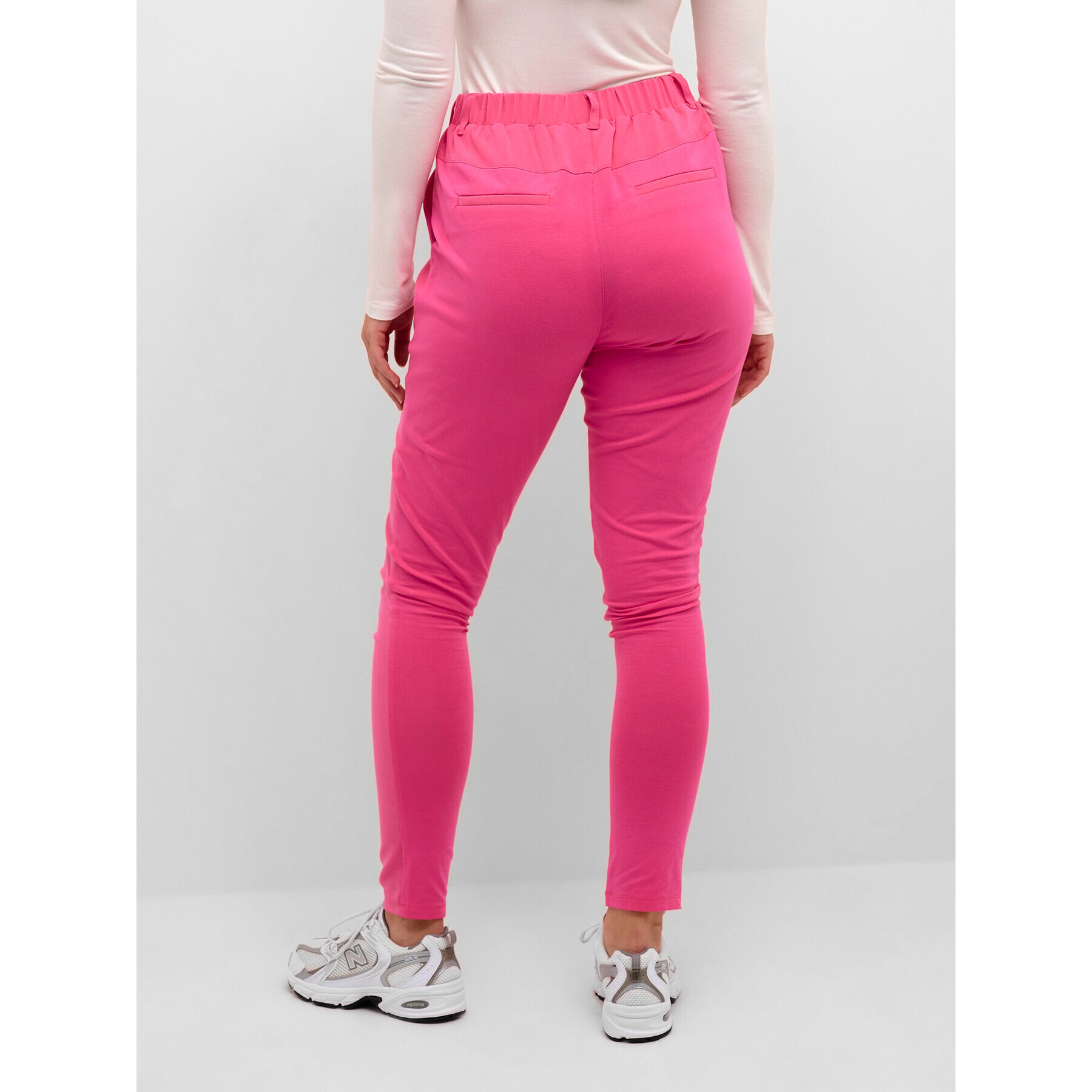 Kaffe Текстилни панталони Jillian 501021 Розов Regular Fit - Pepit.bg