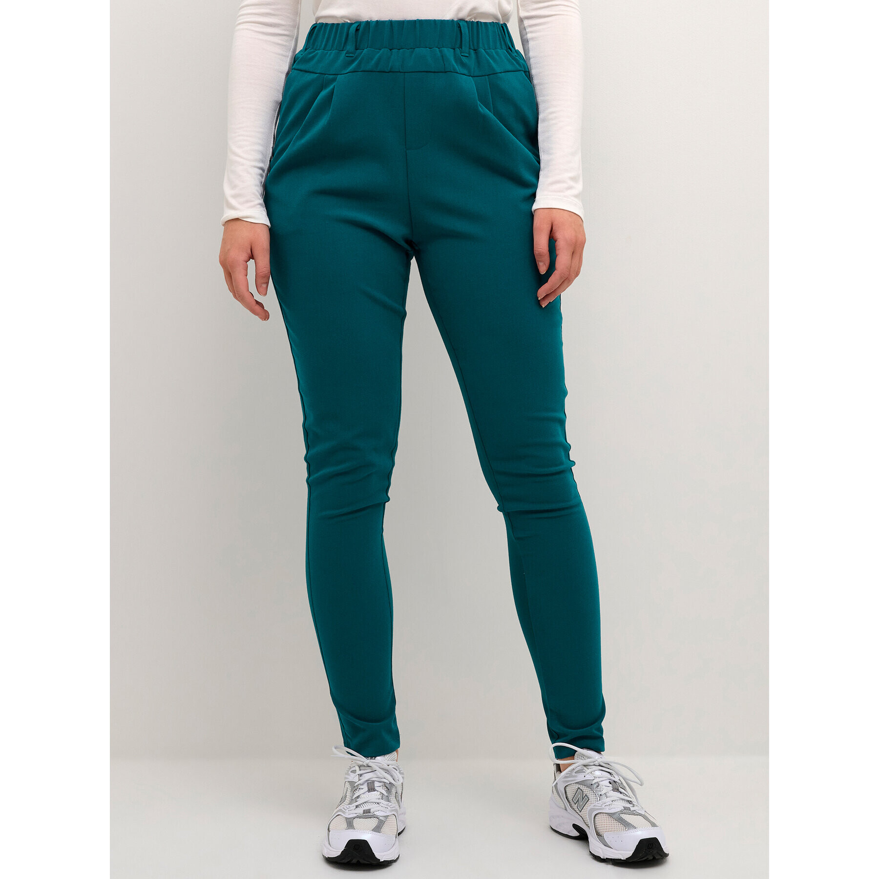 Kaffe Текстилни панталони Jillian 501021 Син Regular Fit - Pepit.bg