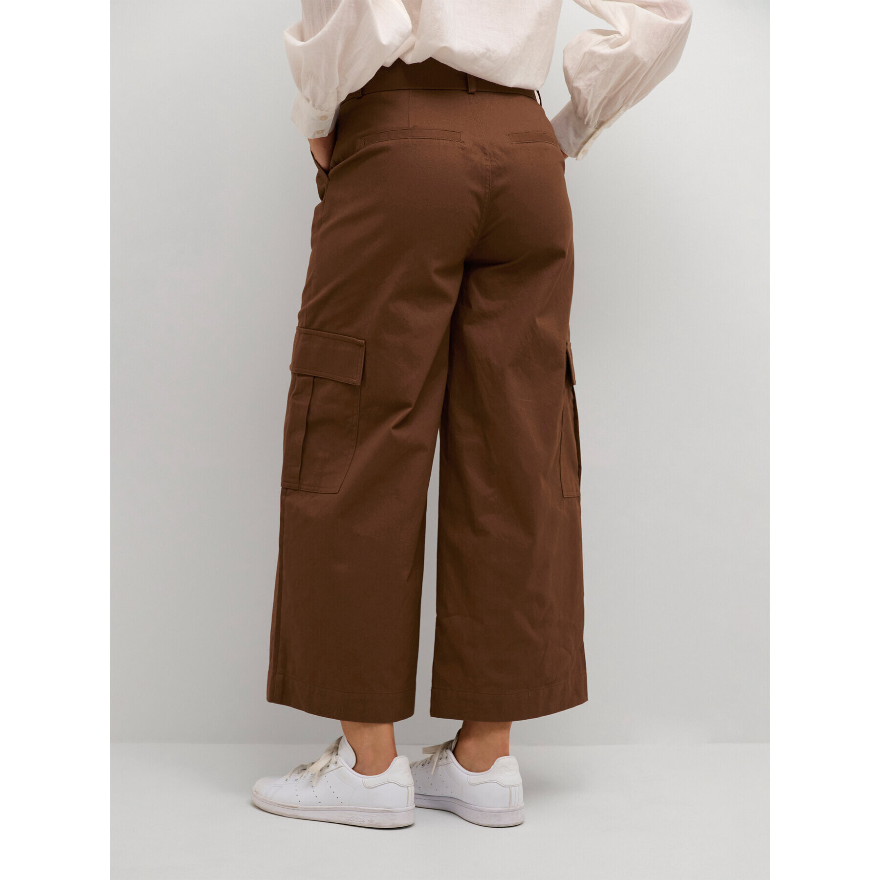 Kaffe Текстилни панталони Jumper 10507581 Кафяв Regular Fit - Pepit.bg