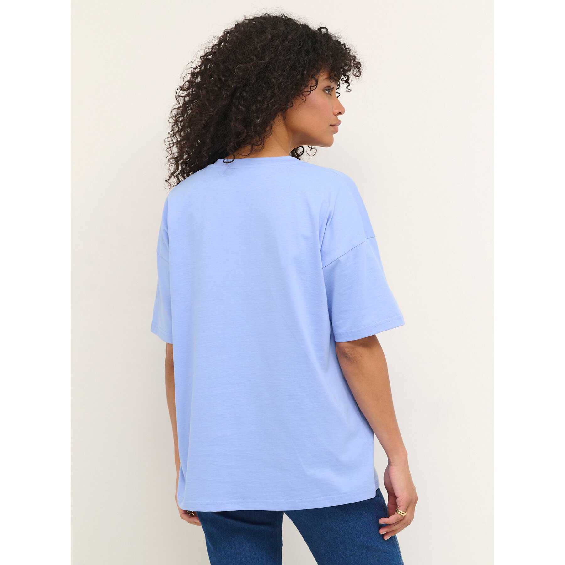 Kaffe Тишърт Julia 10507171 Син Loose Fit - Pepit.bg