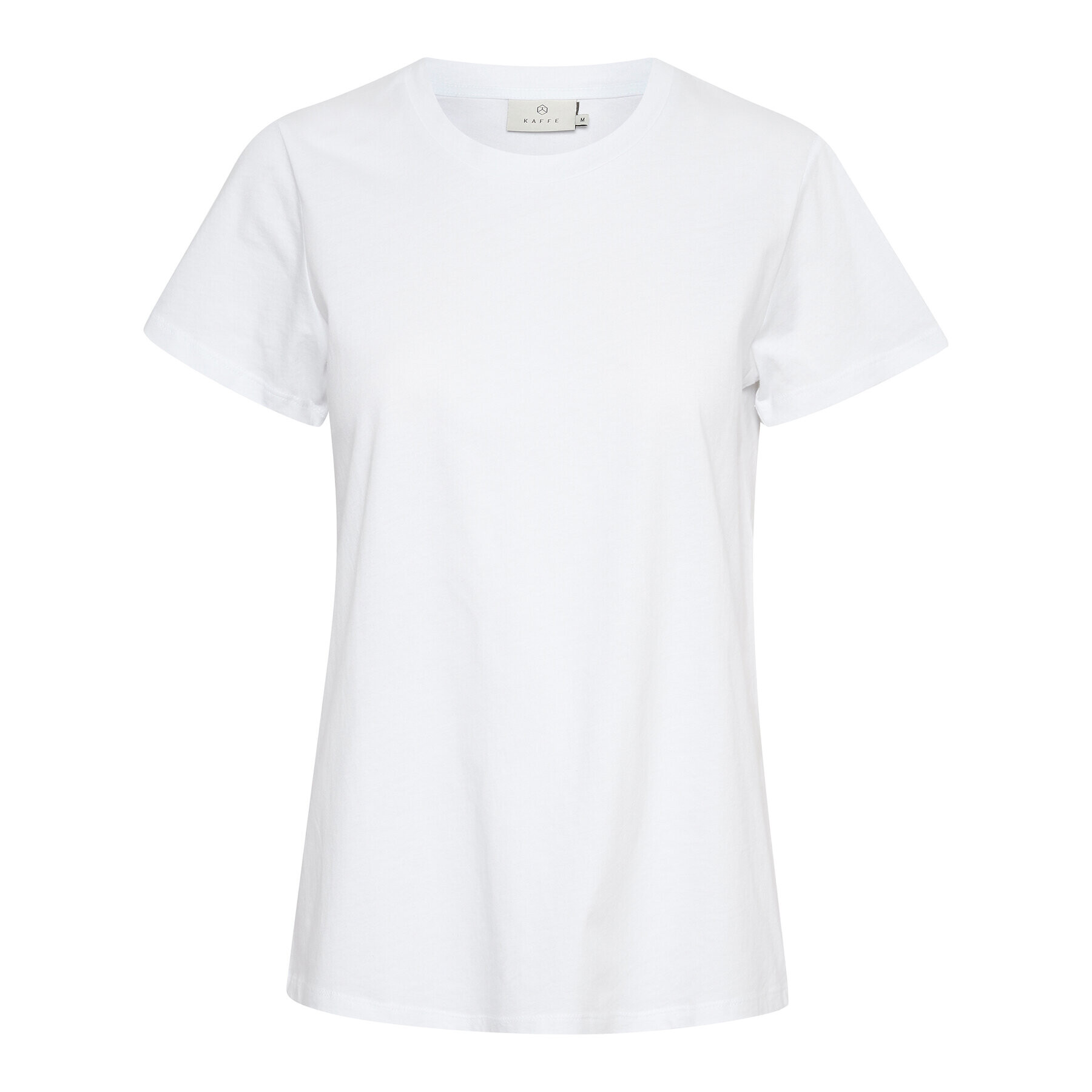 Kaffe Тишърт Marin 10506137 Бял Regular Fit - Pepit.bg