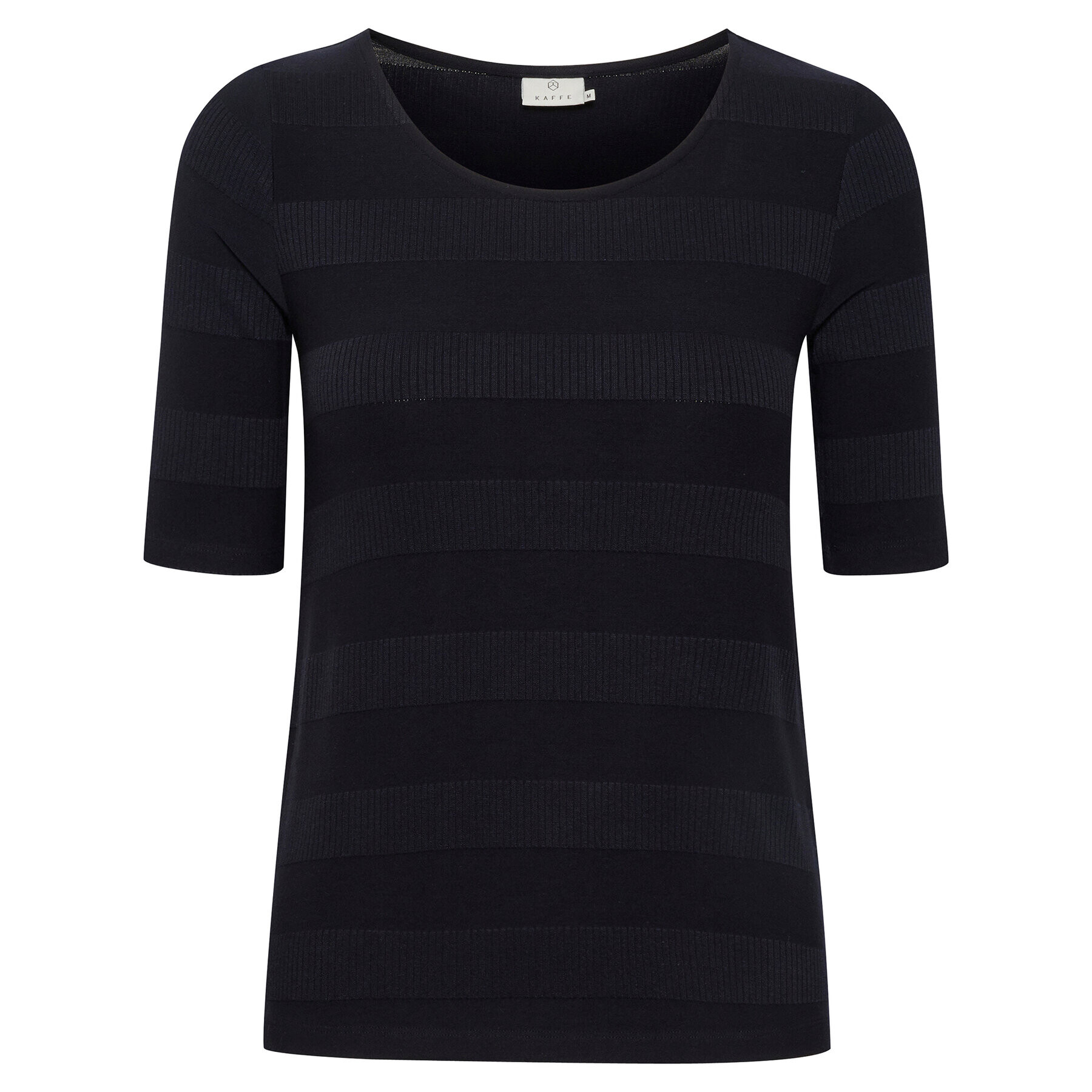Kaffe Тишърт Ria 10506944 Черен Slim Fit - Pepit.bg