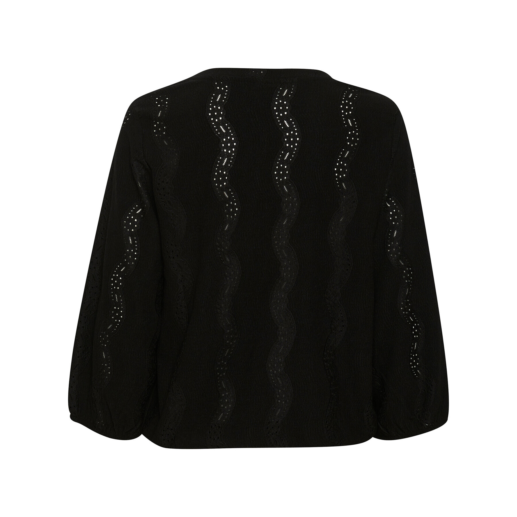 Kaffe Тишърт Tio 10507286 Черен Loose Fit - Pepit.bg