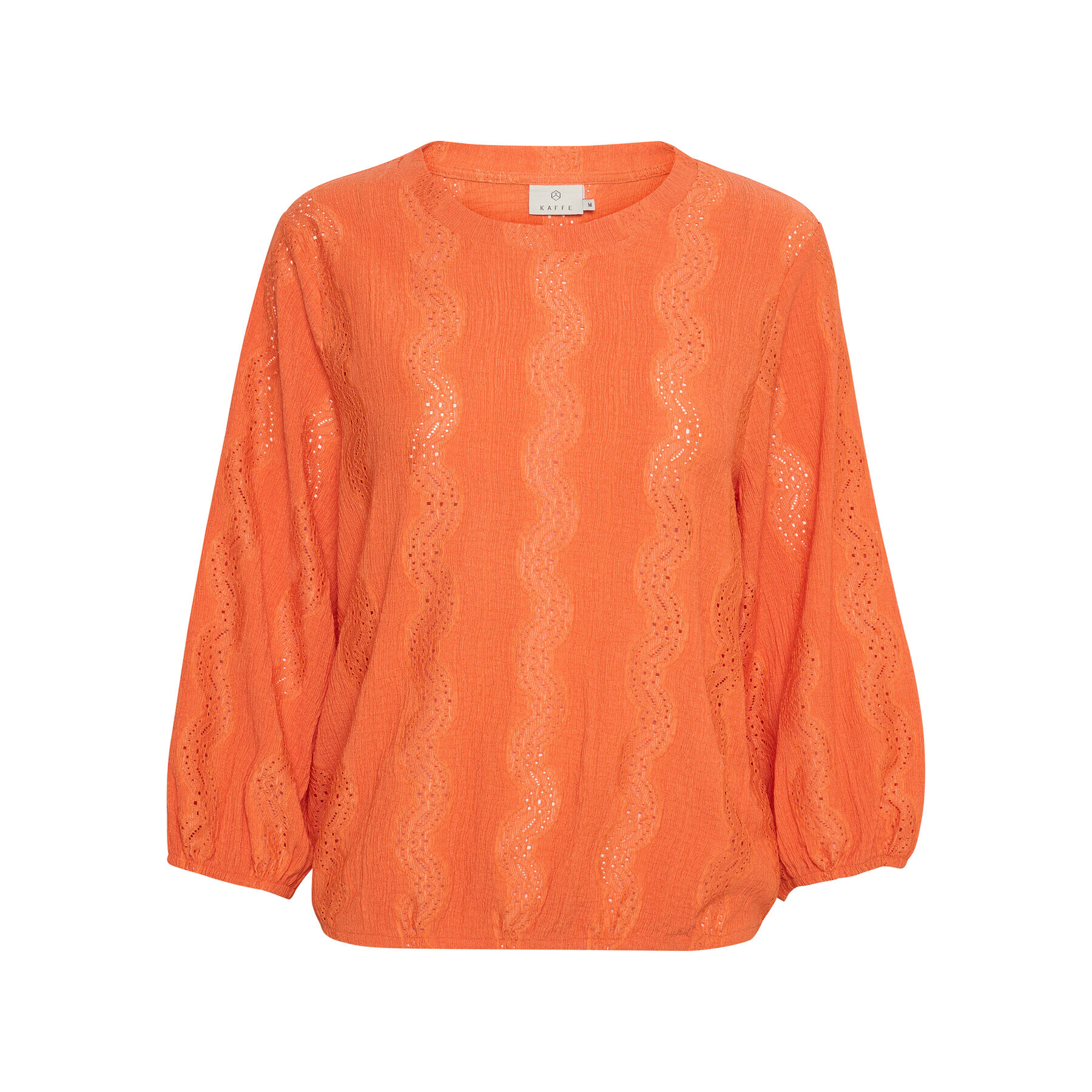 Kaffe Тишърт Tio 10507286 Оранжев Loose Fit - Pepit.bg