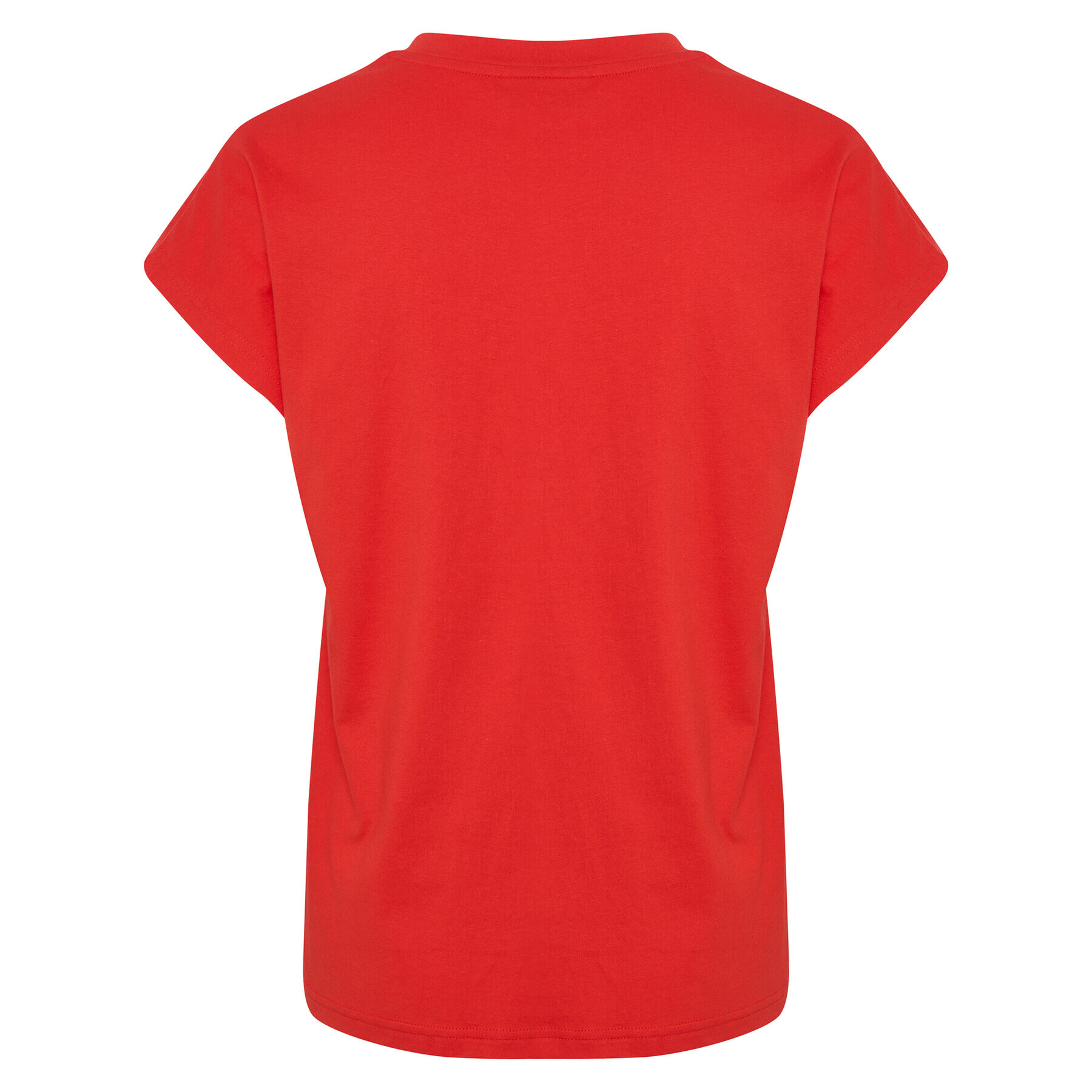 Kaffe Тишърт Yrma 10507285 Червен Loose Fit - Pepit.bg