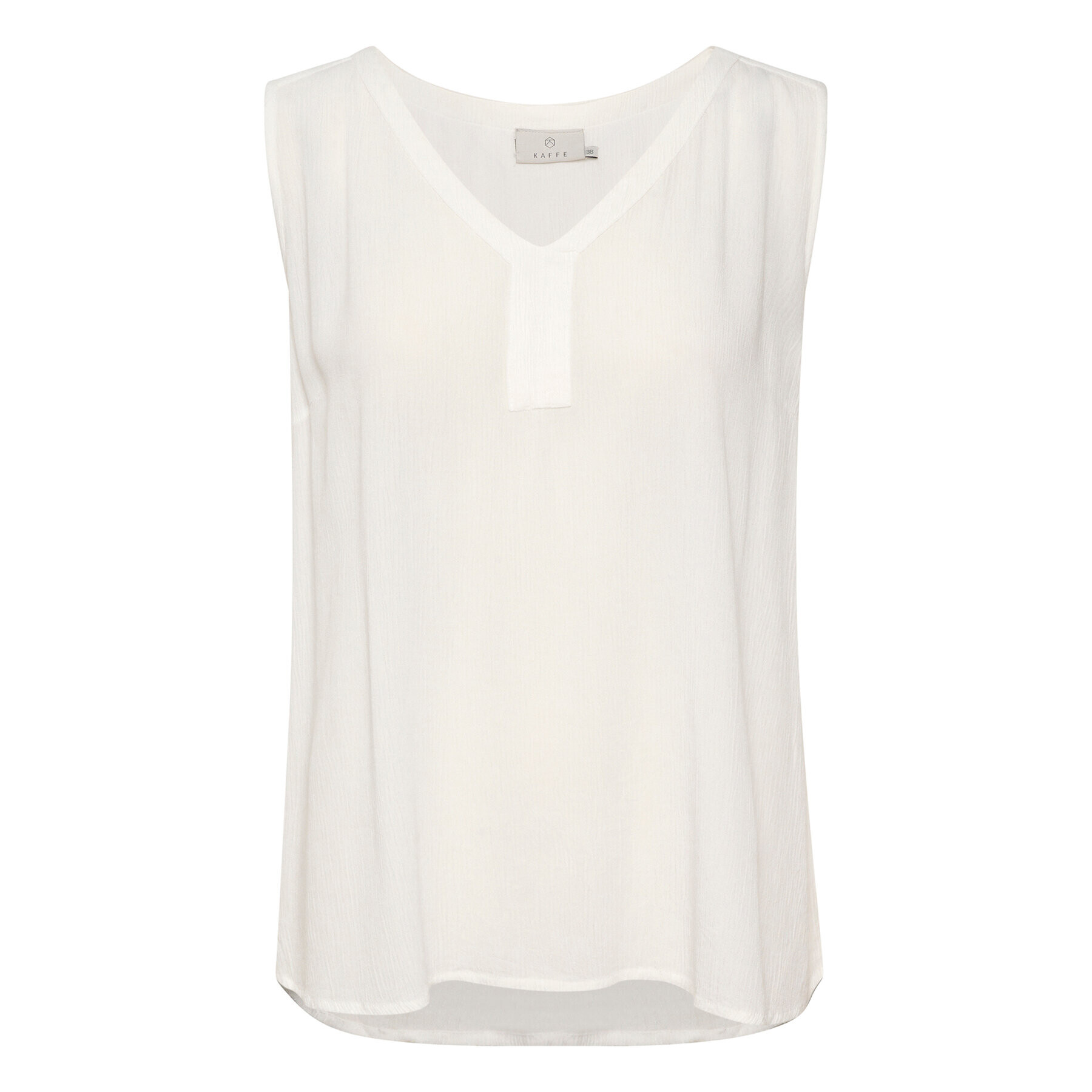 Kaffe топ Amber 501035 Бял Regular Fit - Pepit.bg
