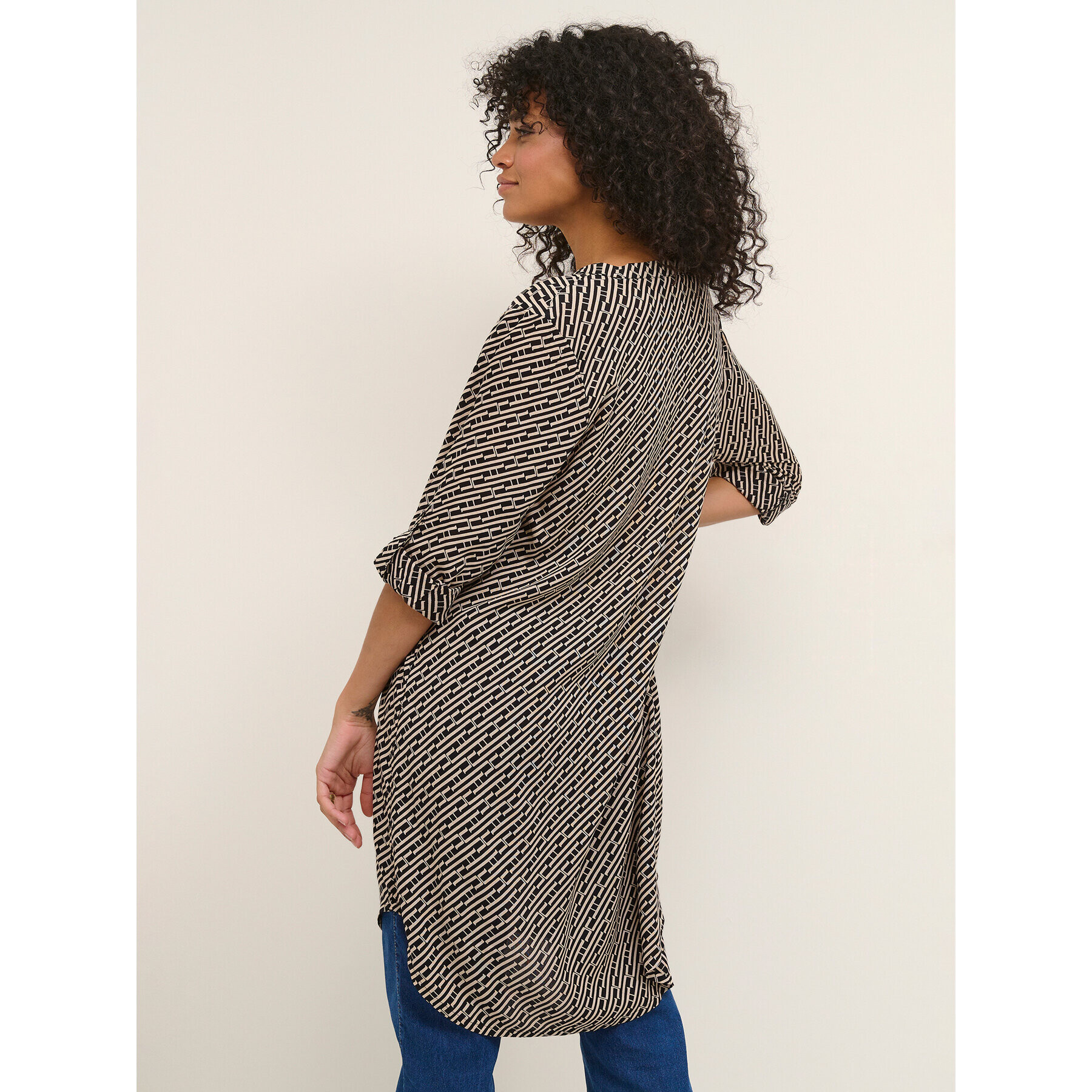 Kaffe Туника Kenny 10507214 Черен Regular Fit - Pepit.bg