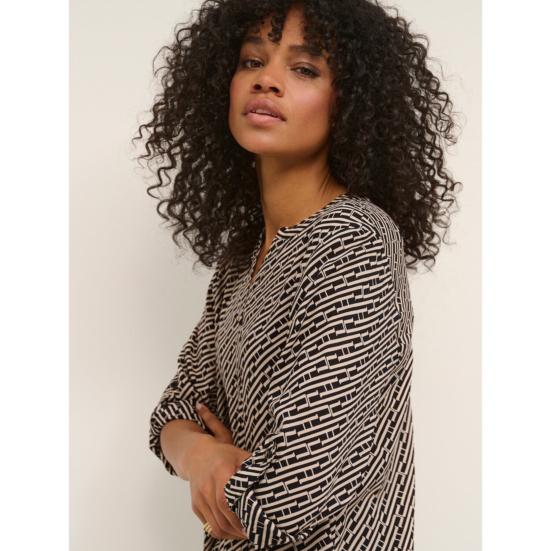 Kaffe Туника Kenny 10507214 Черен Regular Fit - Pepit.bg