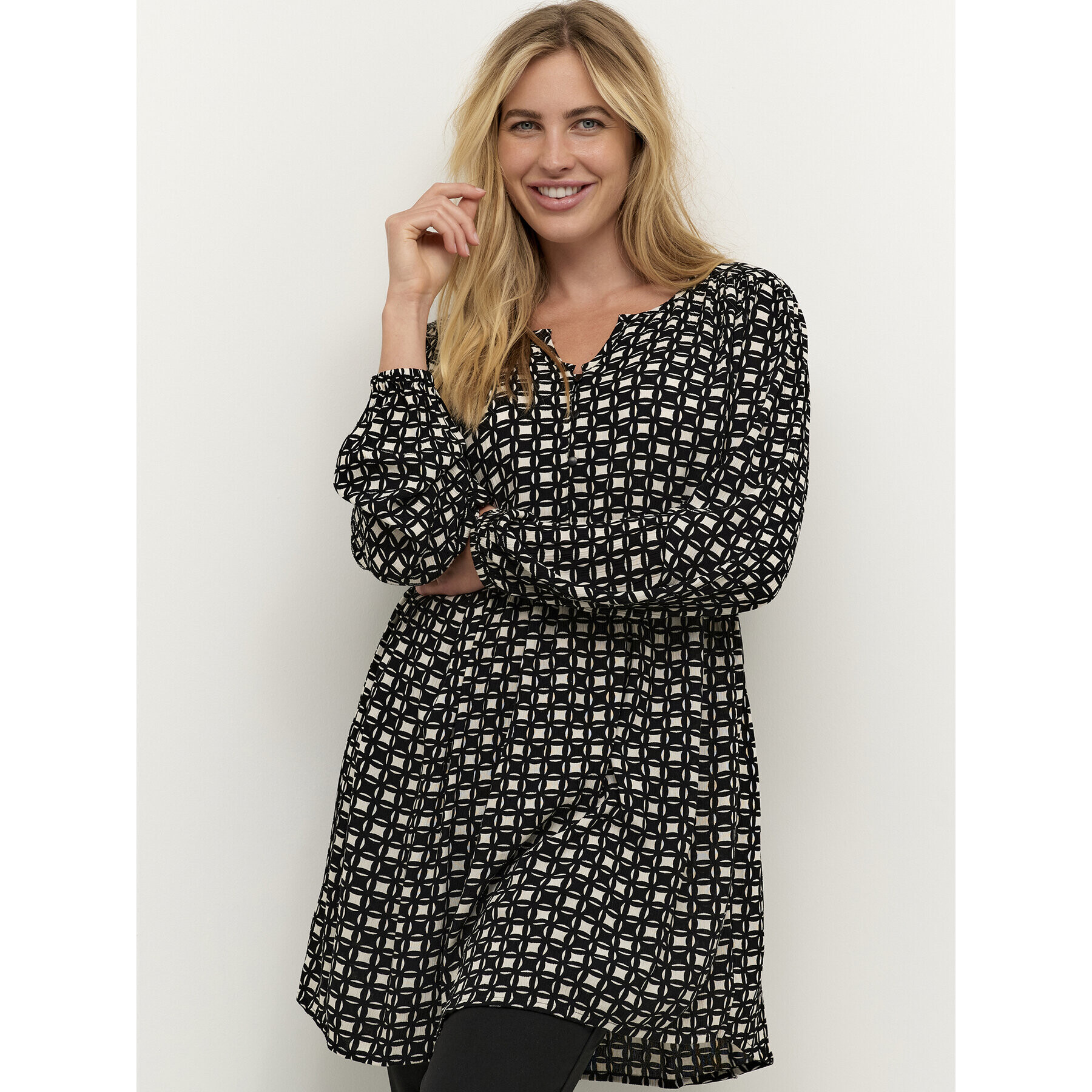 Kaffe Туника Nilia 10507376 Черен Regular Fit - Pepit.bg