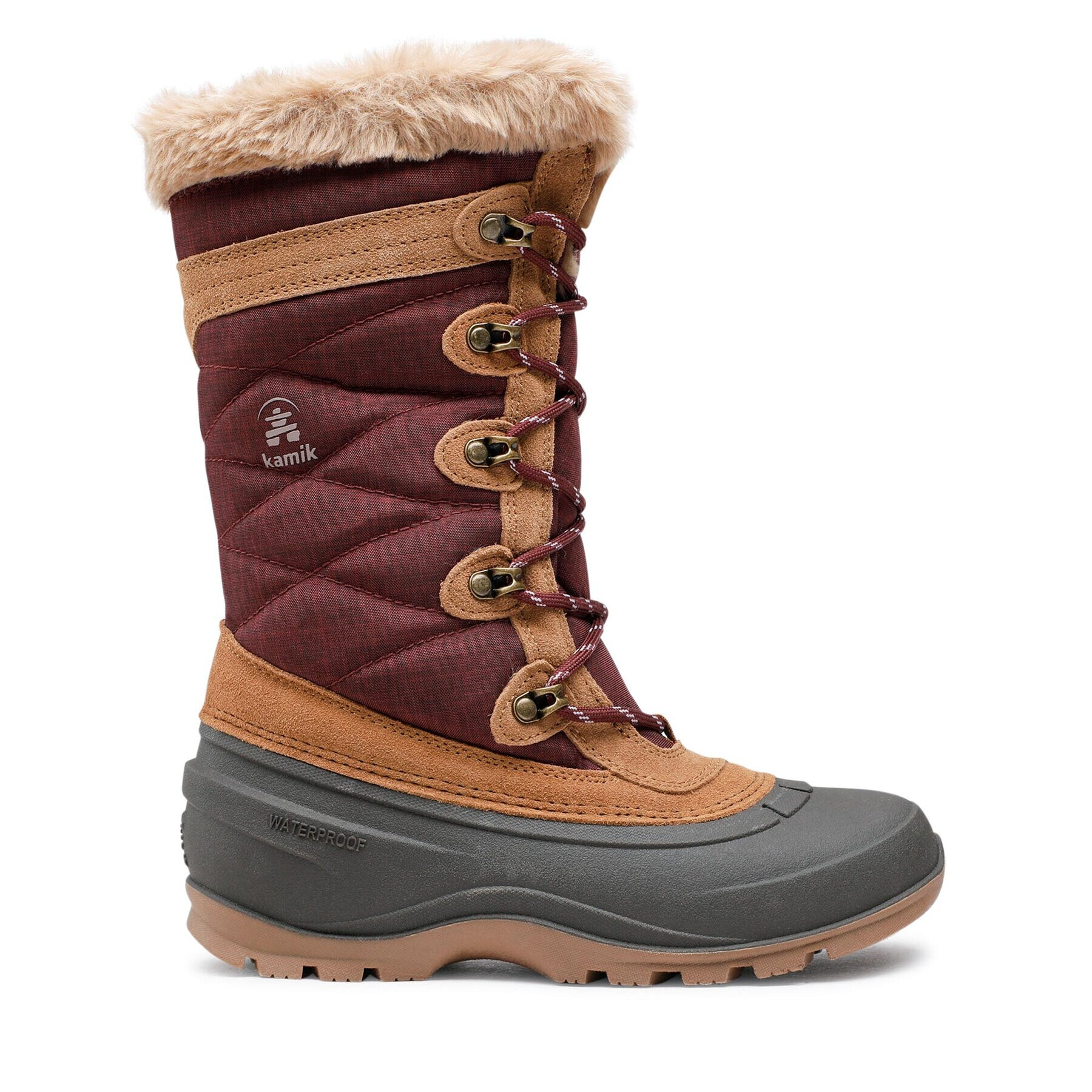 Kamik Апрески Snovalley 4 NK2283 Бордо - Pepit.bg