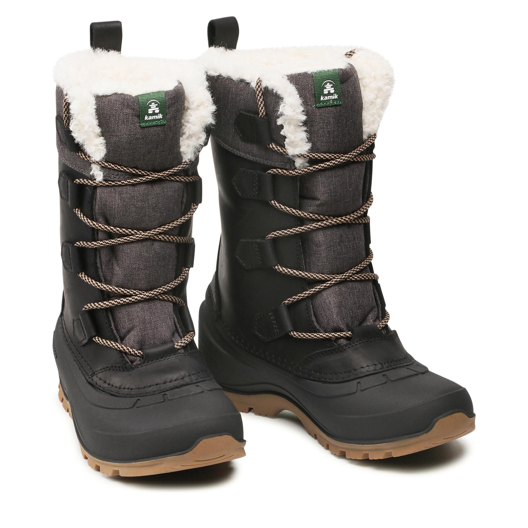 Kamik Апрески Snowgem WK2164 Черен - Pepit.bg