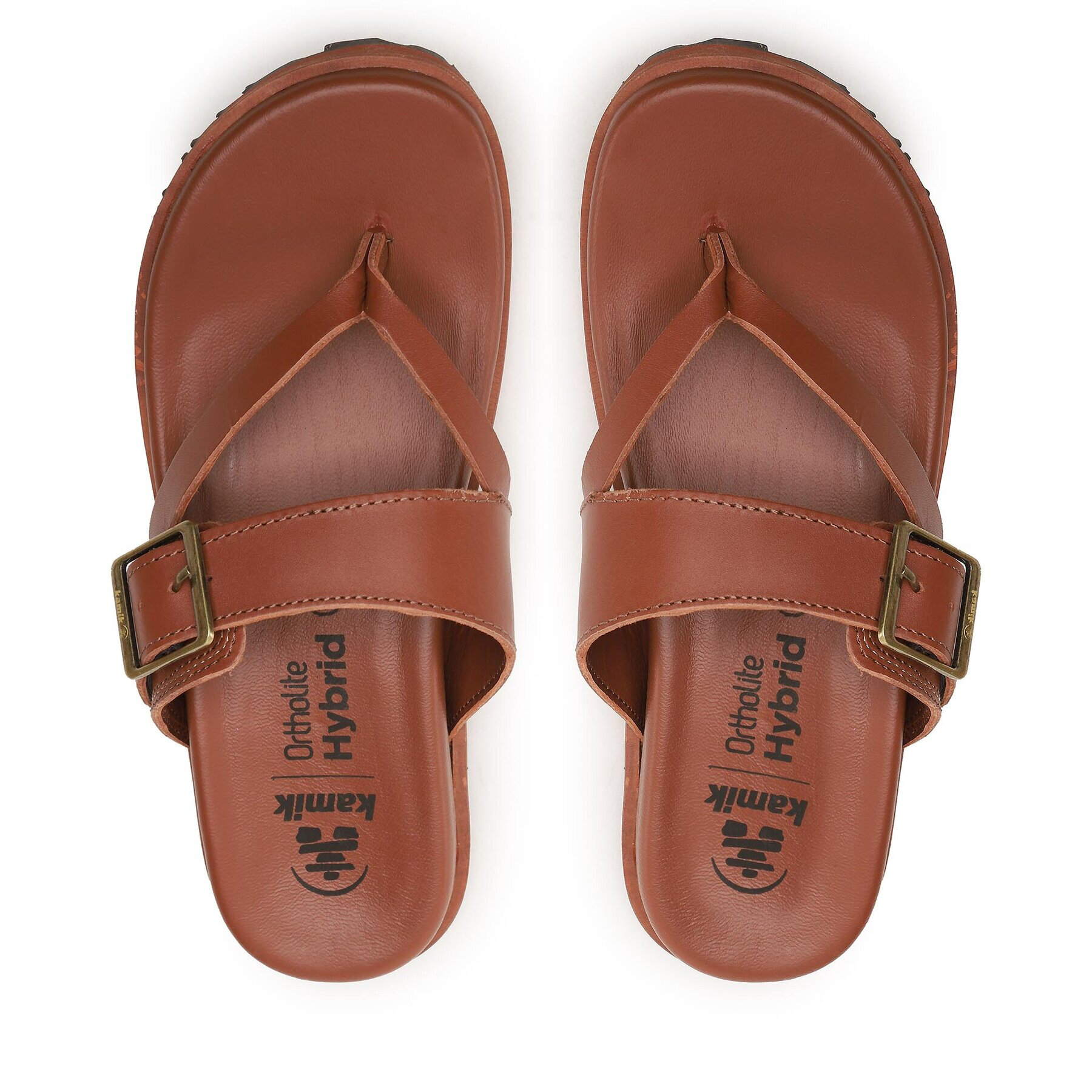 Kamik Джапанки Sadie Flip HK2696 Кафяв - Pepit.bg