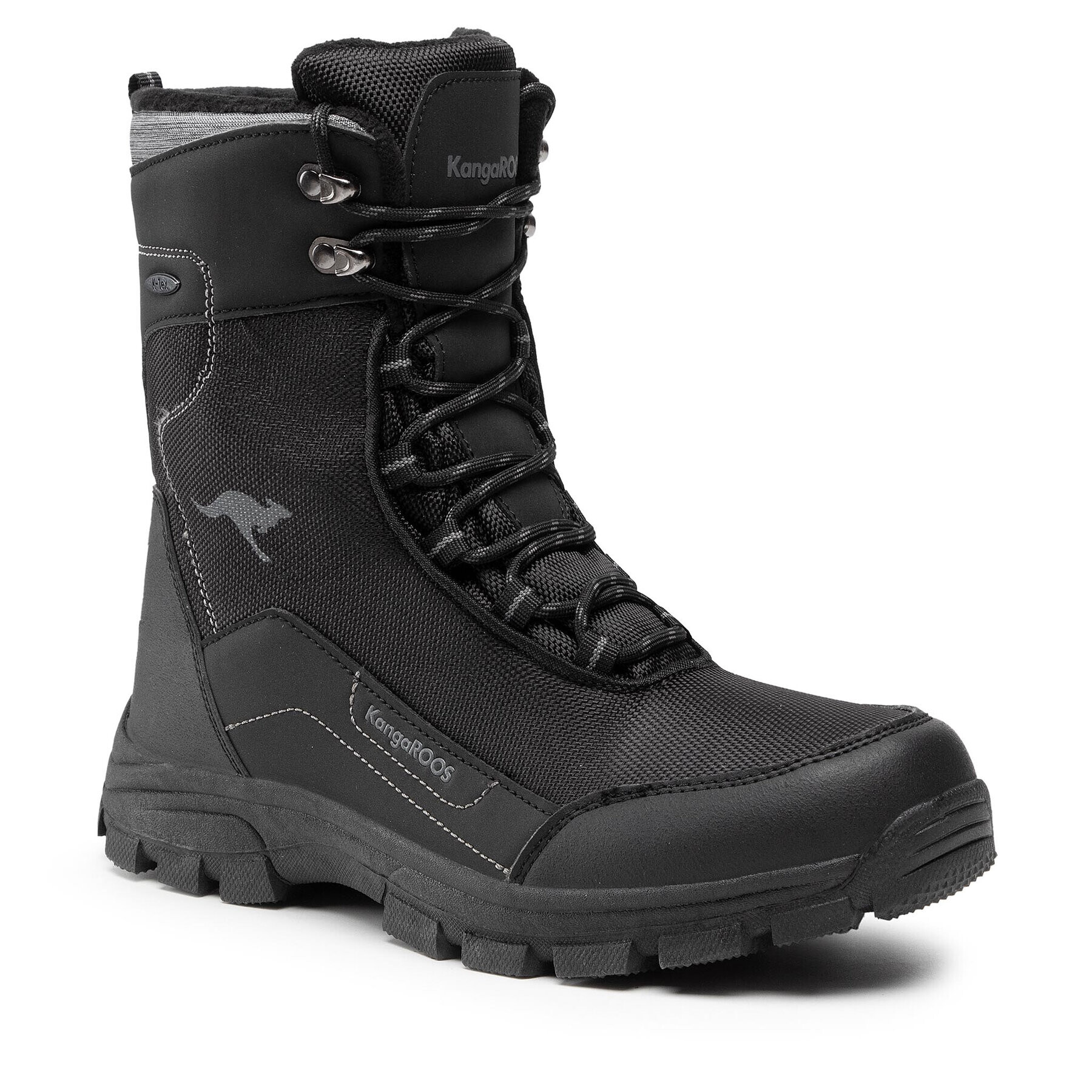 KangaRoos Ботуши Simoo Hi Lace Ktx 79097 000 5003 Черен - Pepit.bg