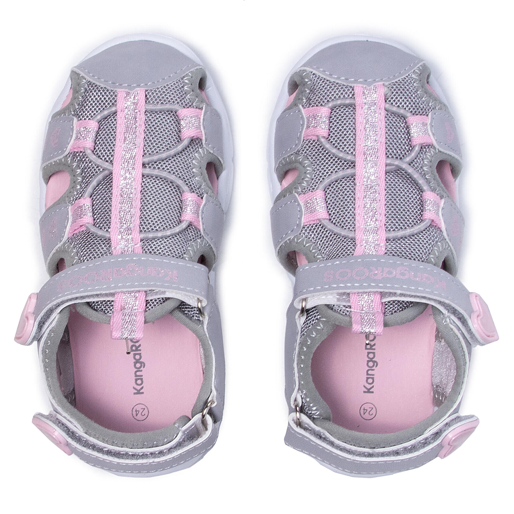 KangaRoos Сандали K-Mini 02035 000 2109 Сив - Pepit.bg