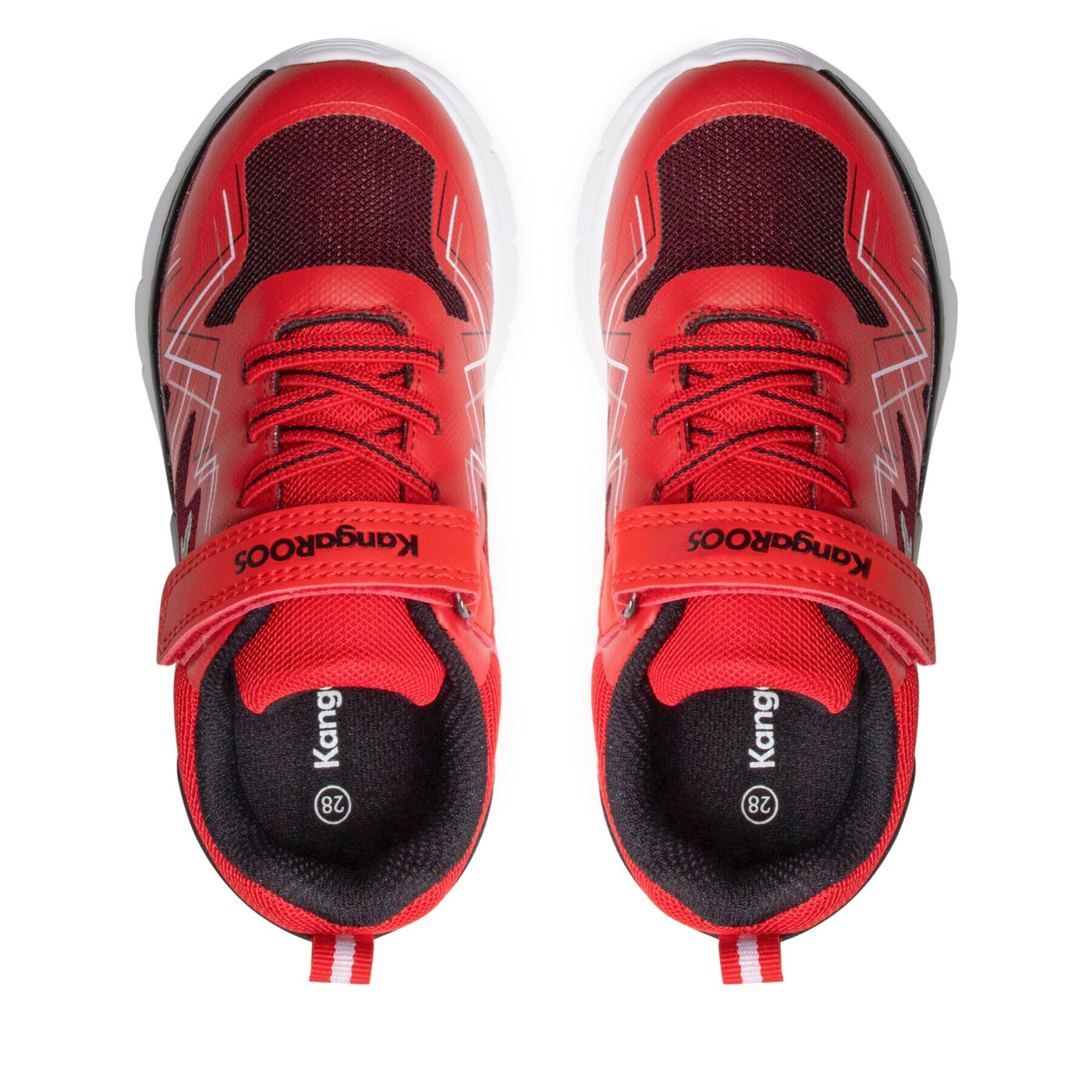 KangaRoos Сникърси K-Sl Flasher Ev 00011 000 6173 Червен - Pepit.bg