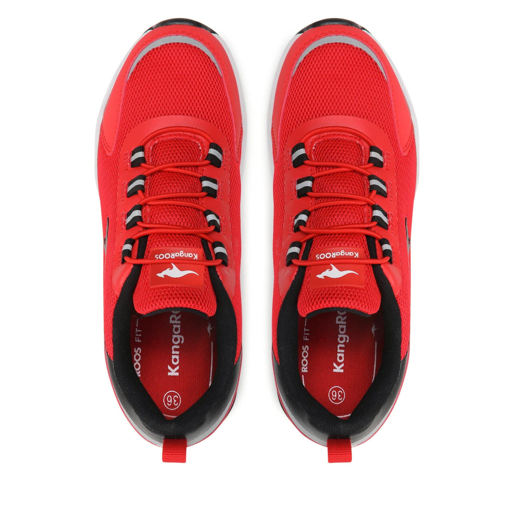 KangaRoos Сникърси Kx-Arg 18845-000-6173 Червен - Pepit.bg