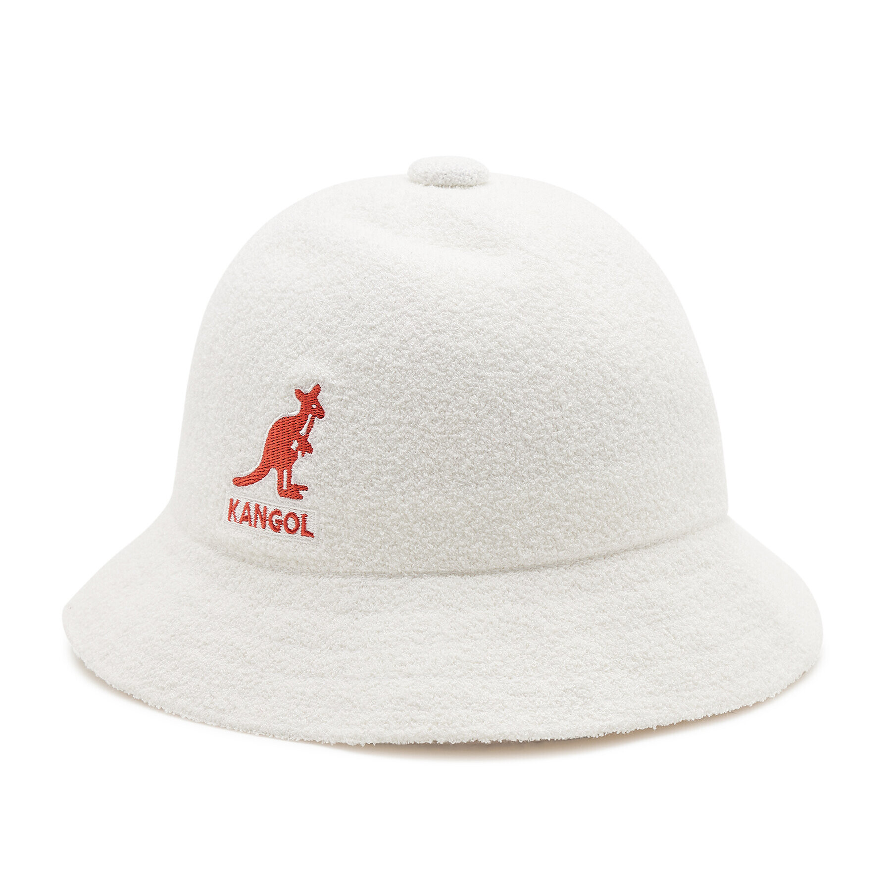 Kangol Капела Bucket Big Logo Casual K3407 Бял - Pepit.bg